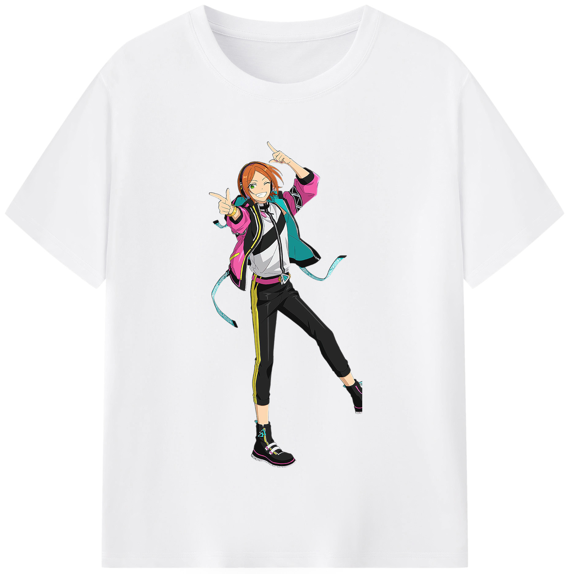 （画像用） あんさんぶるスターズ! Ensemble Stars 綿100％半袖Tシャツ（フロントプリント）