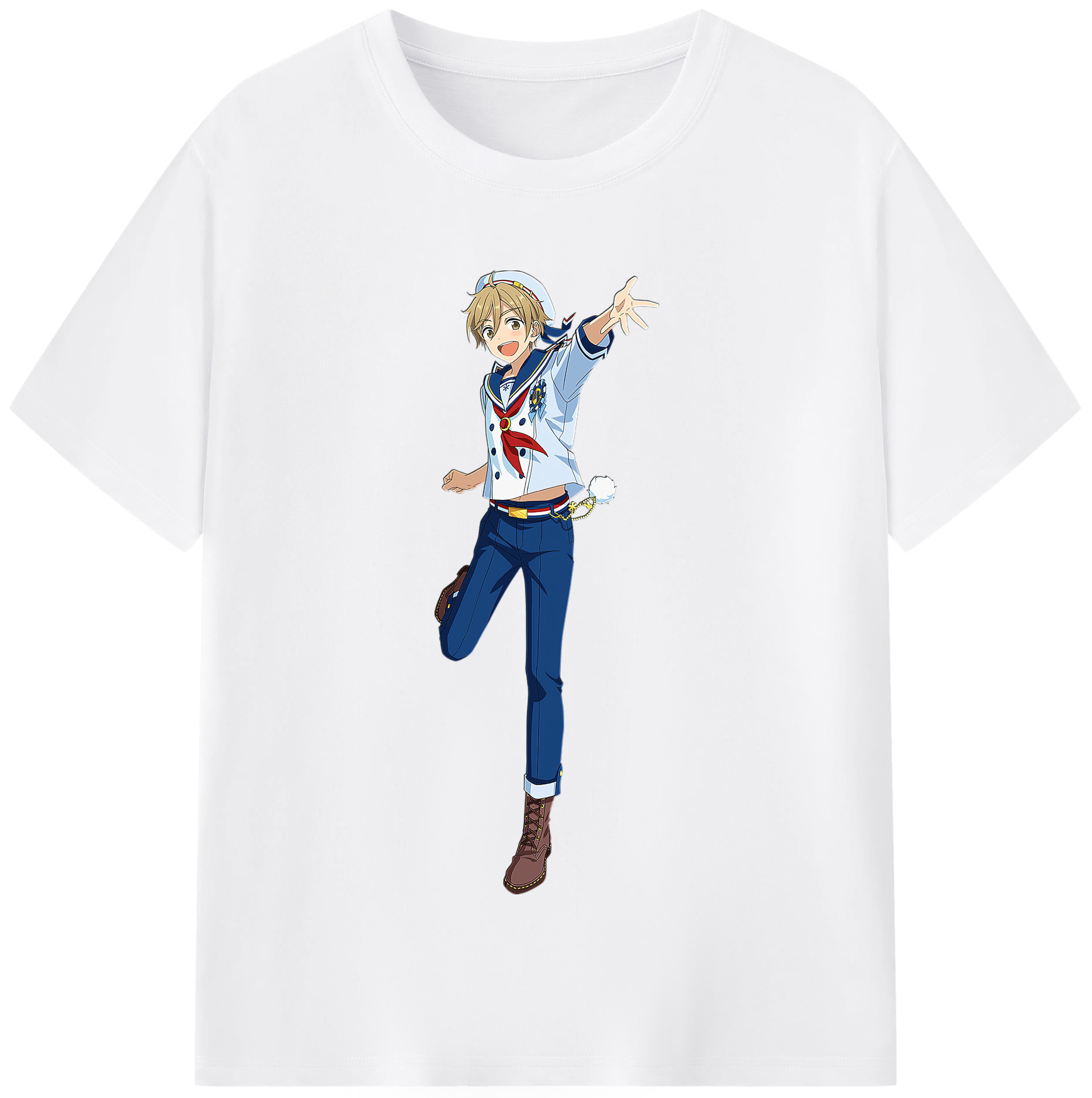 （画像用） あんさんぶるスターズ! Ensemble Stars 綿100％半袖Tシャツ（フロントプリント）