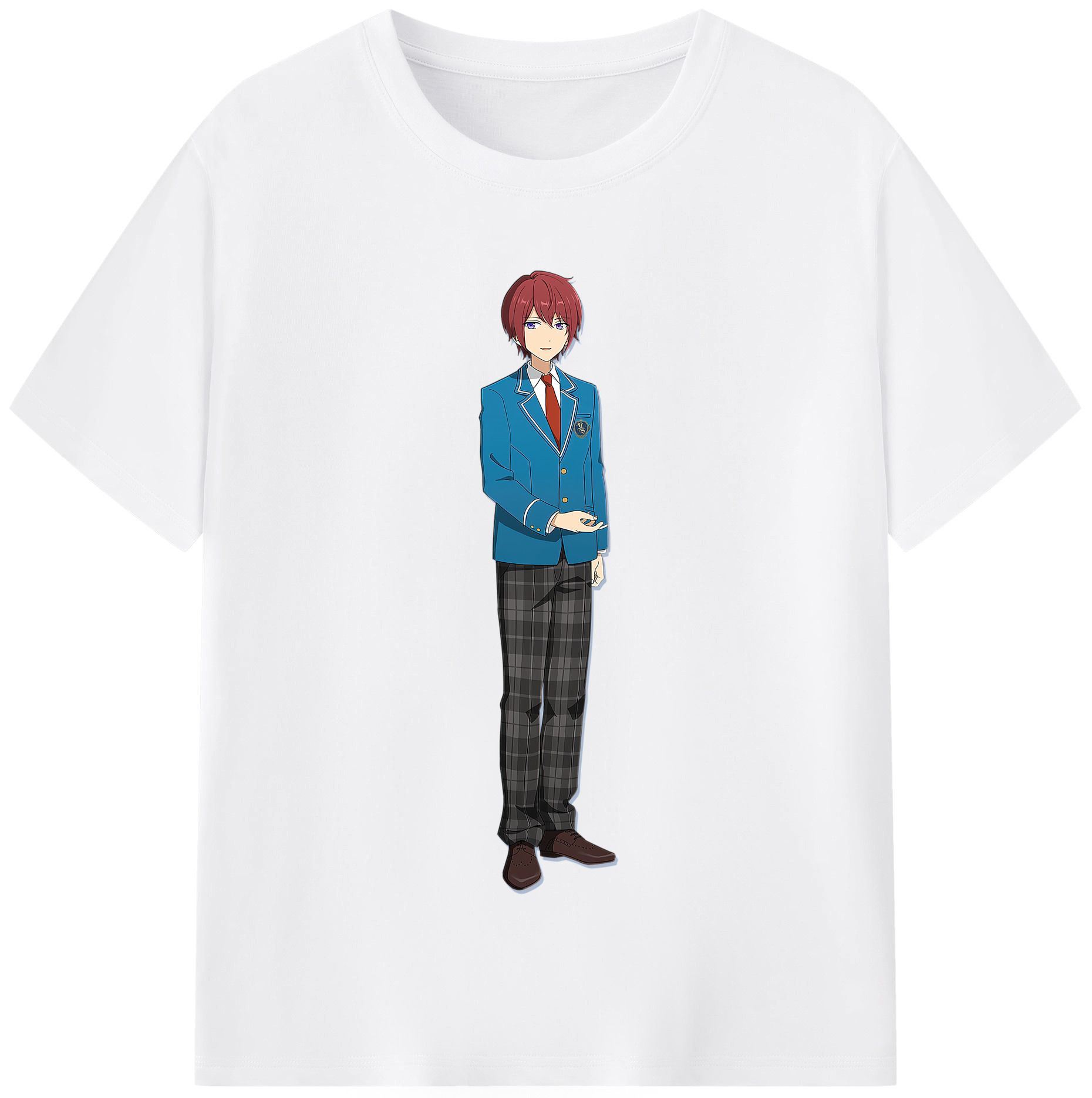 （画像用） あんさんぶるスターズ! Ensemble Stars 綿100％半袖Tシャツ（フロントプリント）