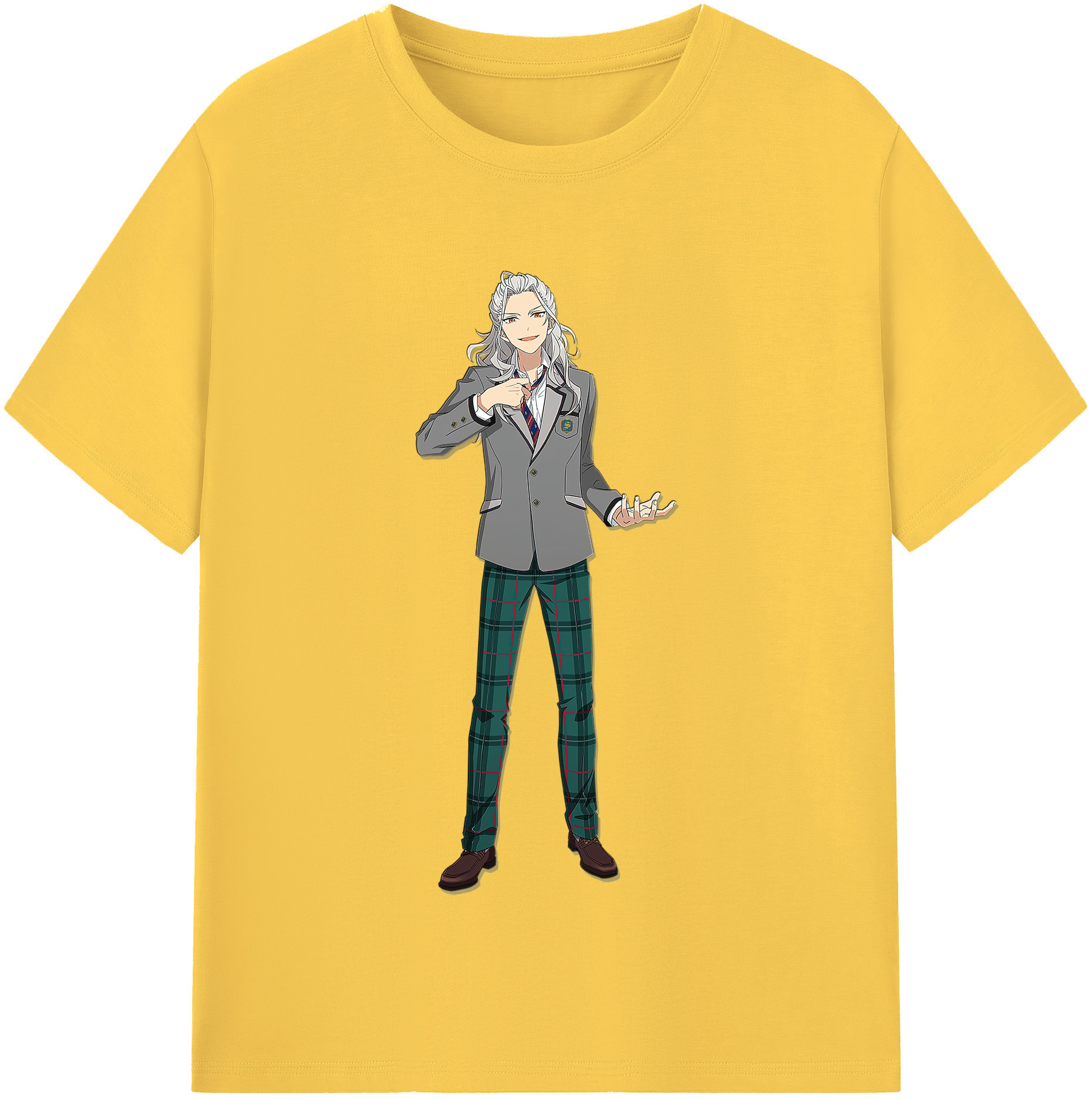 （画像用） あんさんぶるスターズ! Ensemble Stars 綿100％半袖Tシャツ（フロントプリント）