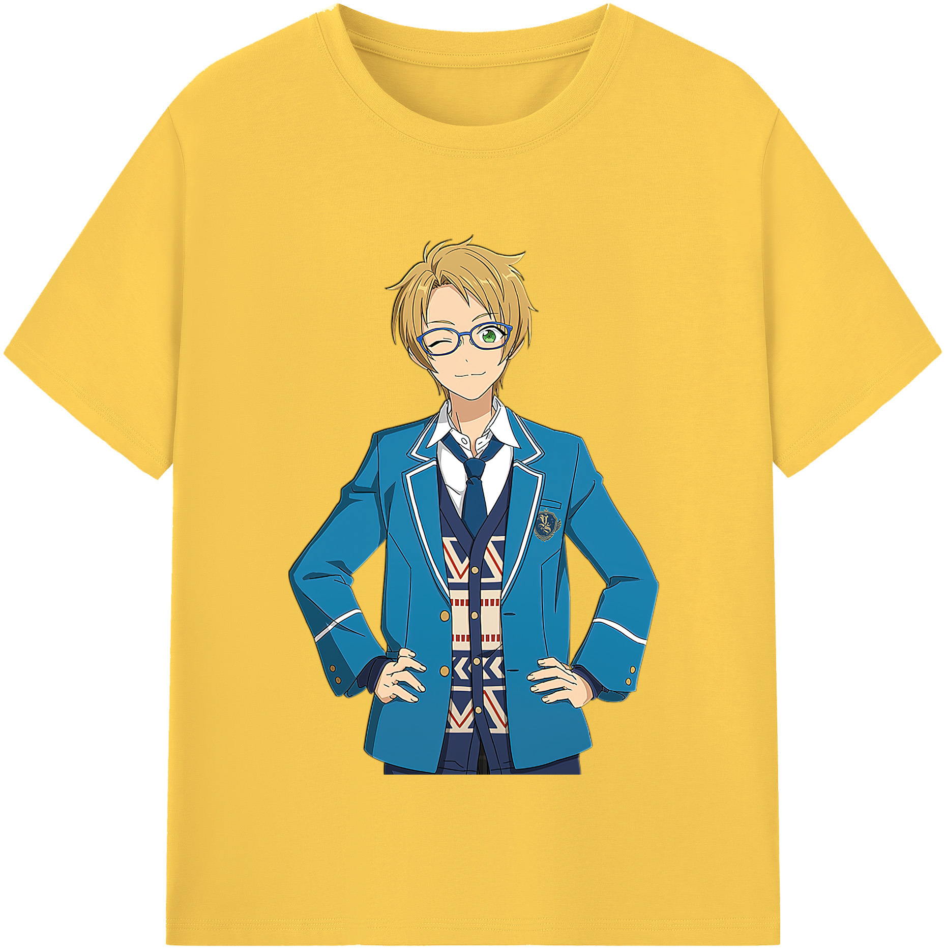 （画像用） あんさんぶるスターズ! Ensemble Stars 綿100％半袖Tシャツ（フロントプリント）