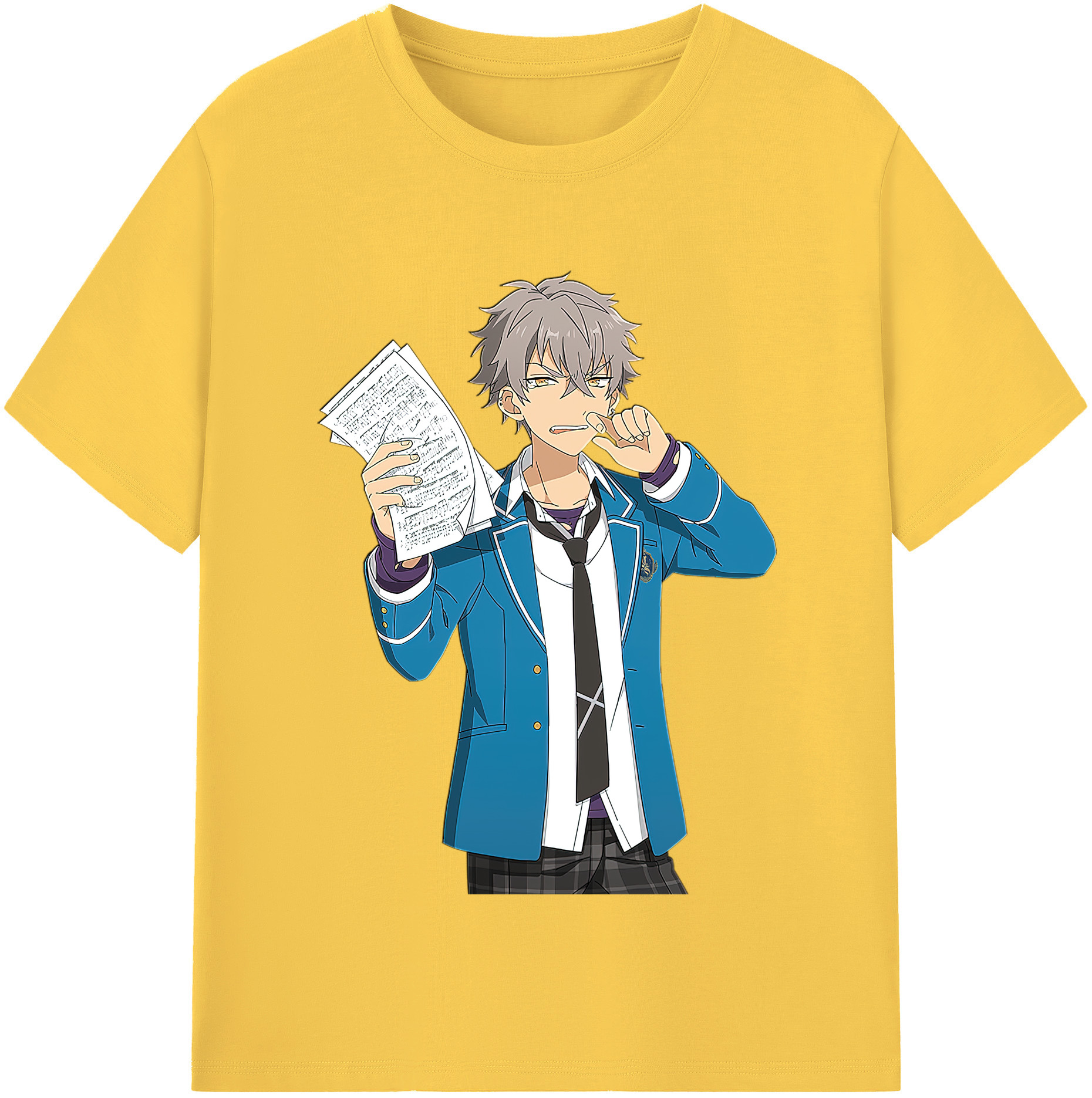 （画像用） あんさんぶるスターズ! Ensemble Stars 綿100％半袖Tシャツ（フロントプリント）