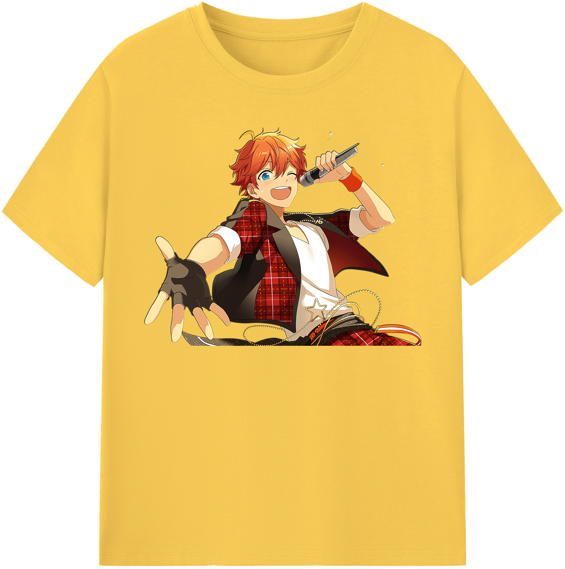 （画像用） あんさんぶるスターズ! Ensemble Stars 綿100％半袖Tシャツ（フロントプリント）
