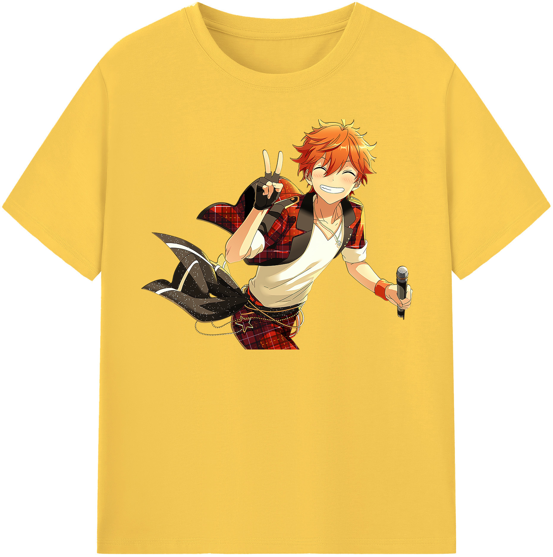（画像用） あんさんぶるスターズ! Ensemble Stars 綿100％半袖Tシャツ（フロントプリント）