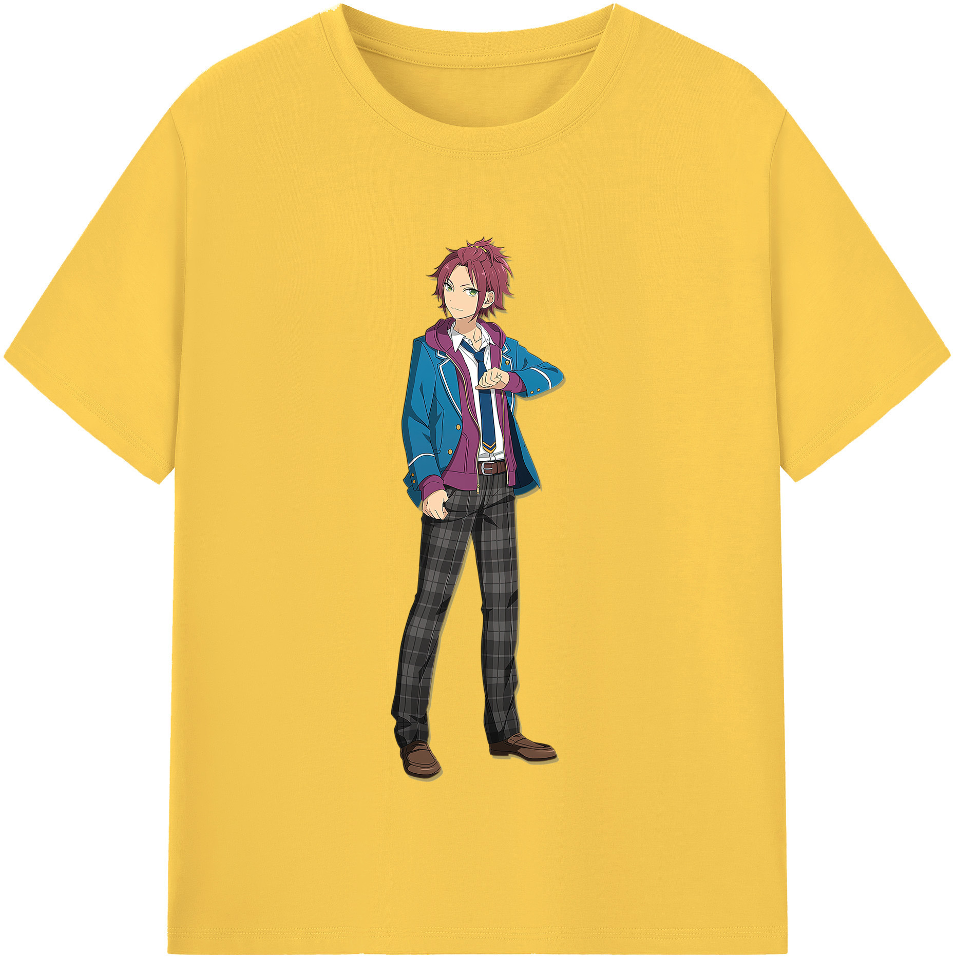 （画像用） あんさんぶるスターズ! Ensemble Stars 綿100％半袖Tシャツ（フロントプリント）