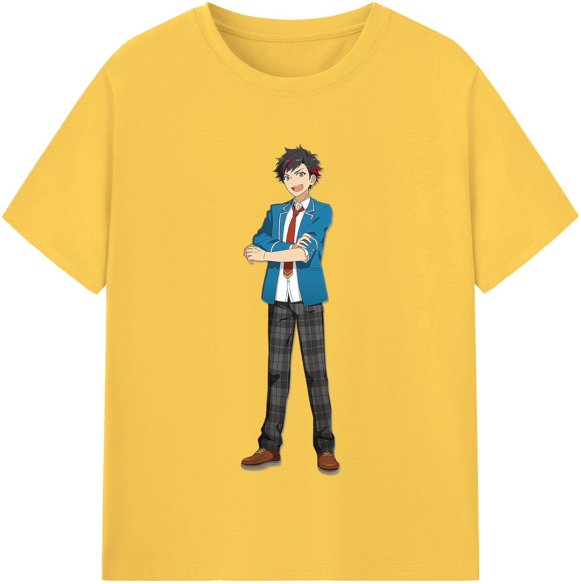 （画像用） あんさんぶるスターズ! Ensemble Stars 綿100％半袖Tシャツ（フロントプリント）