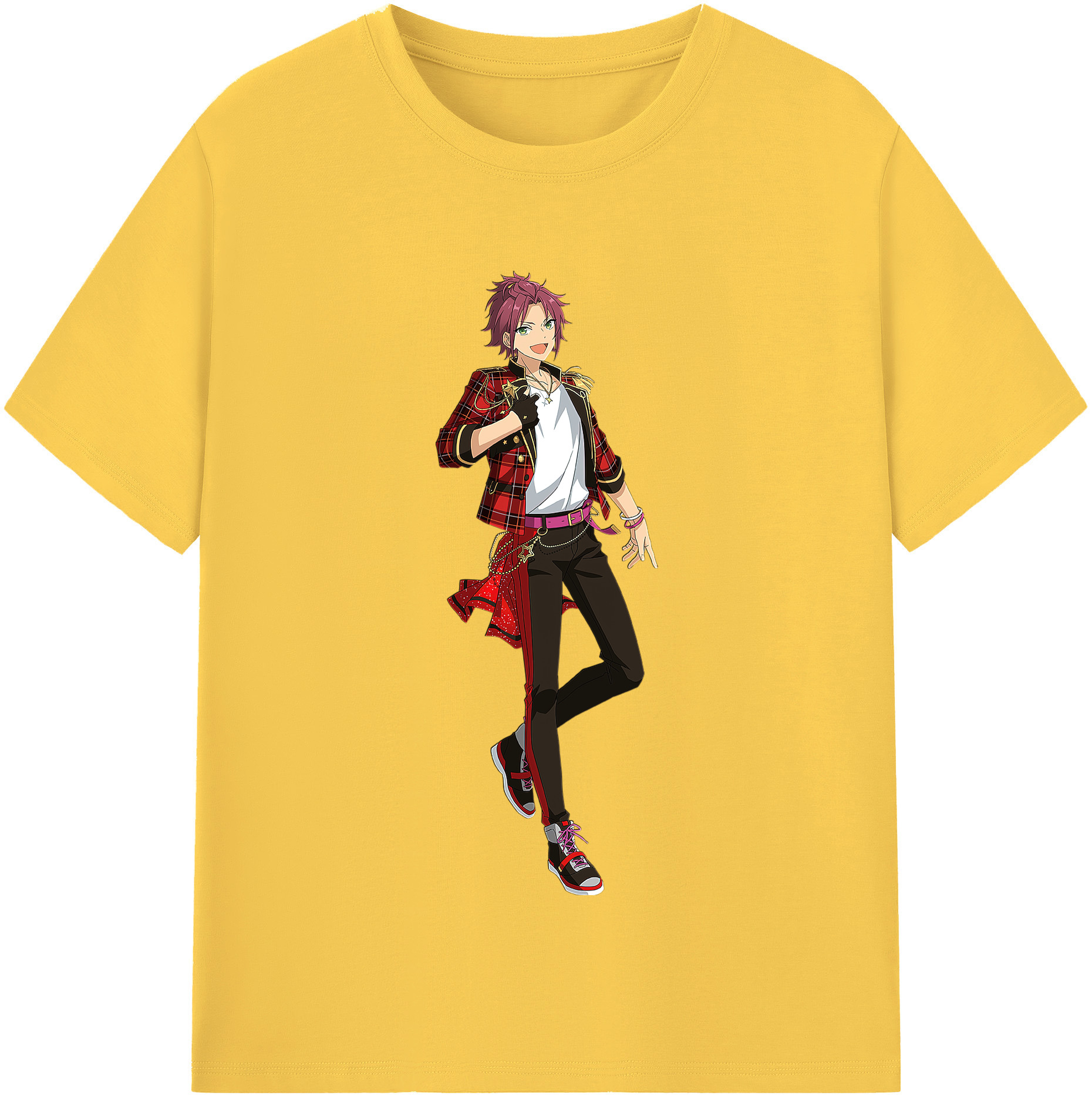 （画像用） あんさんぶるスターズ! Ensemble Stars 綿100％半袖Tシャツ（フロントプリント）