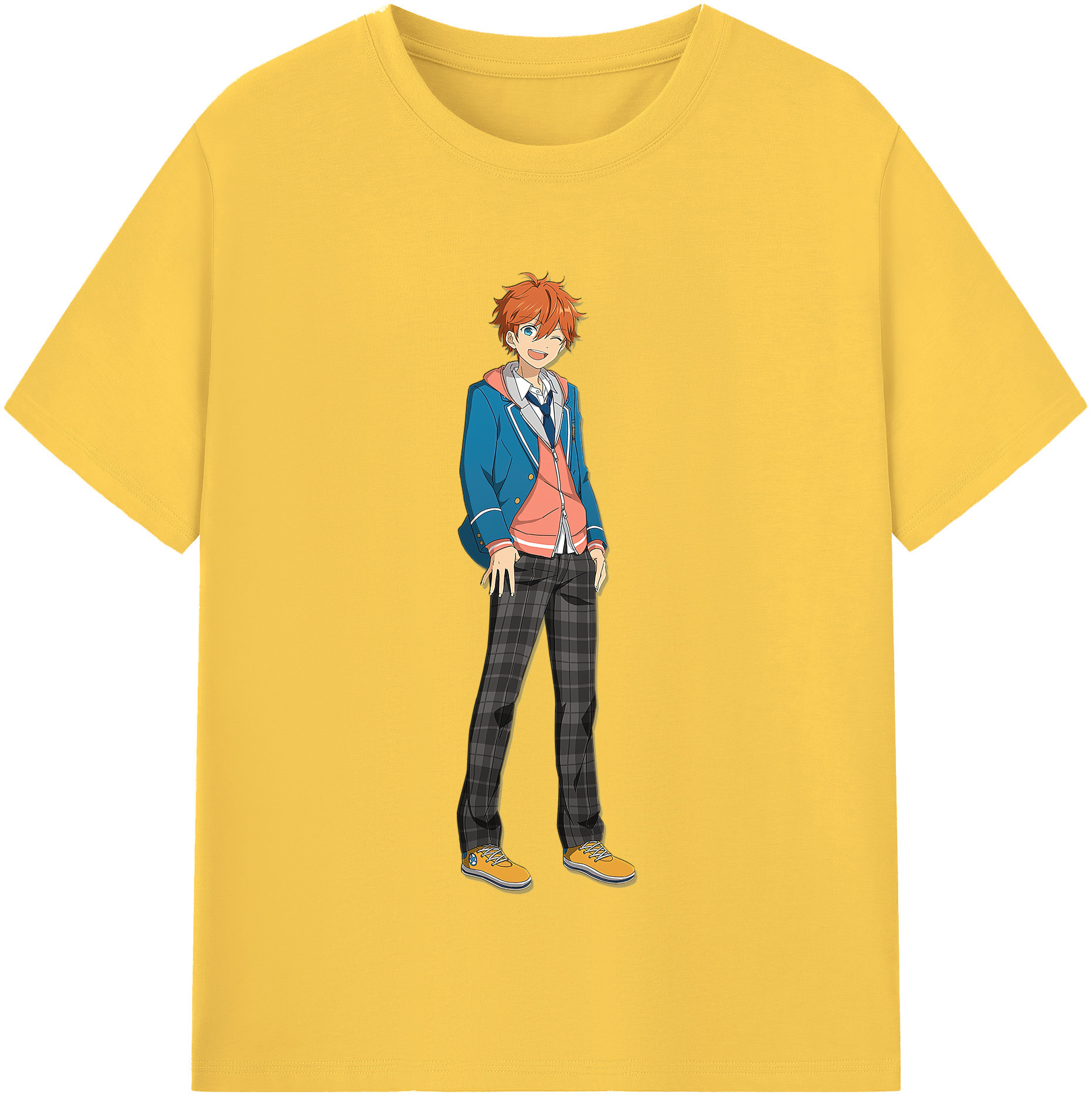 （画像用） あんさんぶるスターズ! Ensemble Stars 綿100％半袖Tシャツ（フロントプリント）