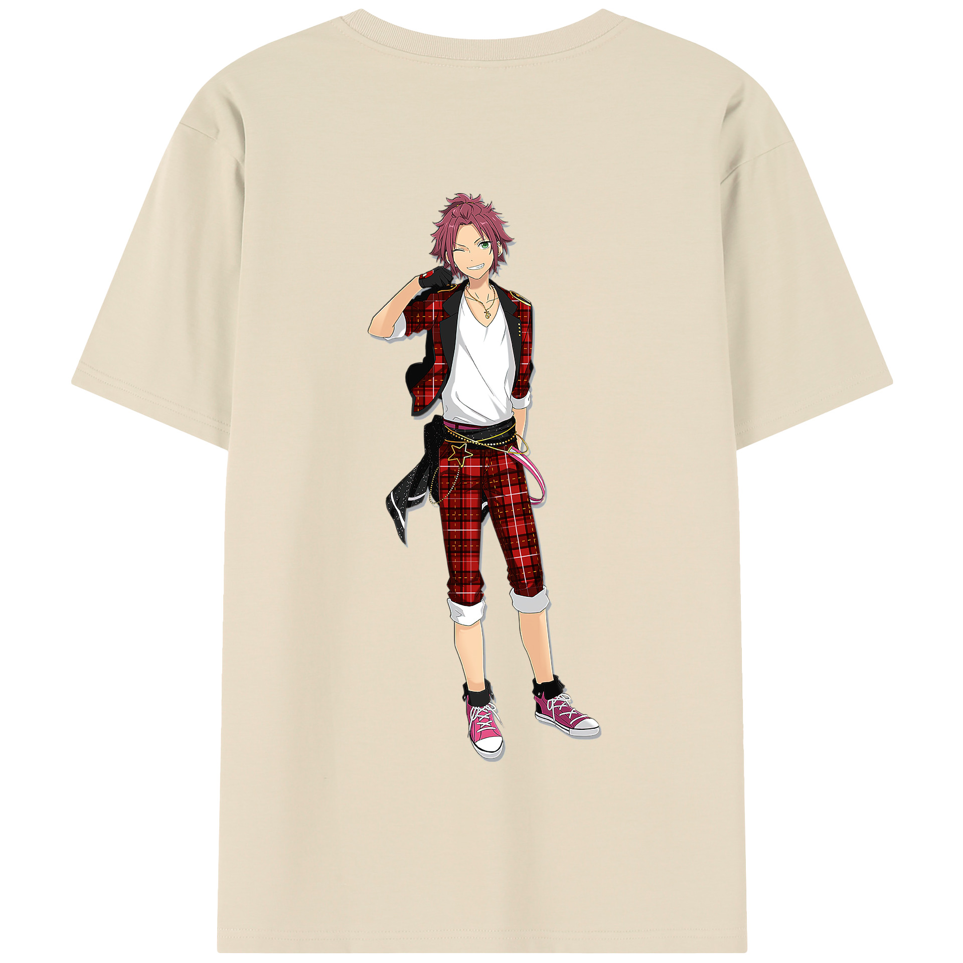 （画像用） あんさんぶるスターズ! Ensemble Stars 綿100％半袖Tシャツ（背面プリント）