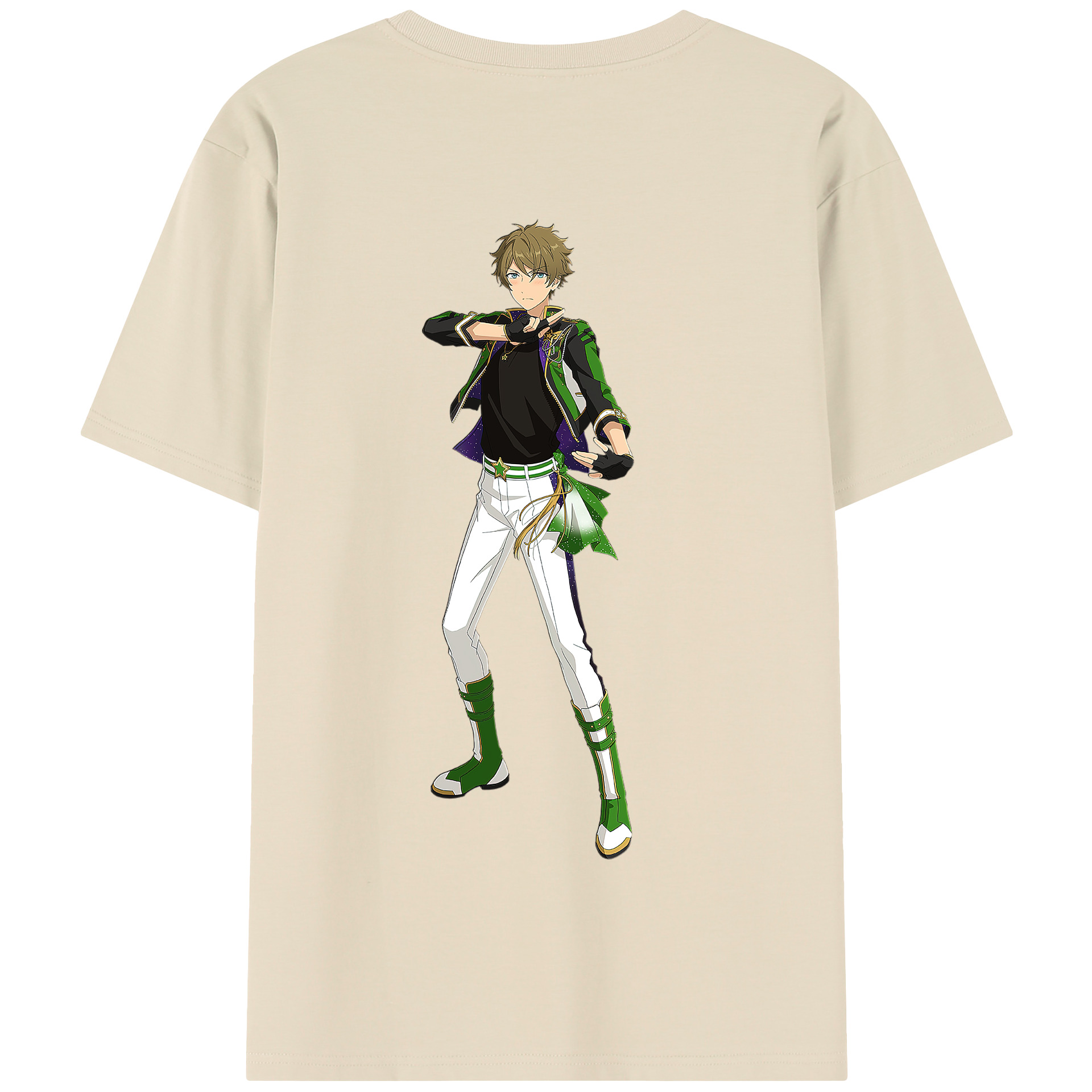 （画像用） あんさんぶるスターズ! Ensemble Stars 綿100％半袖Tシャツ（背面プリント）
