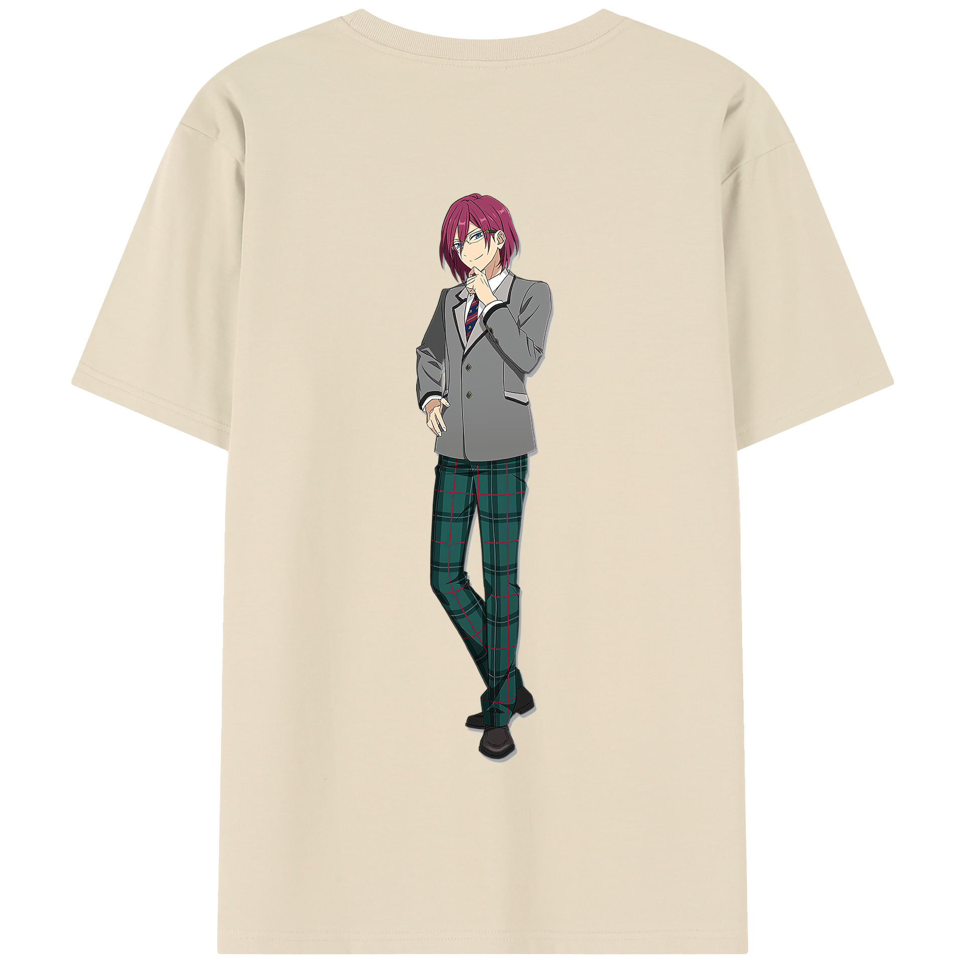 （画像用） あんさんぶるスターズ! Ensemble Stars 綿100％半袖Tシャツ（背面プリント）