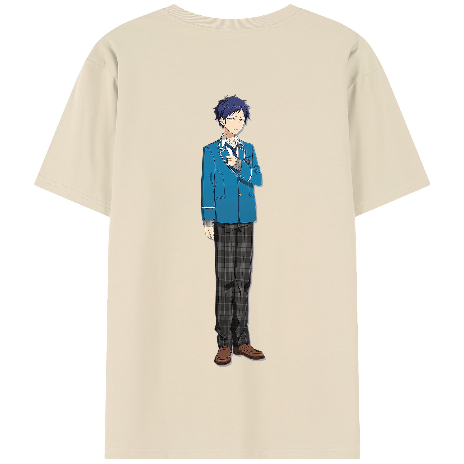 （画像用） あんさんぶるスターズ! Ensemble Stars 綿100％半袖Tシャツ（背面プリント）