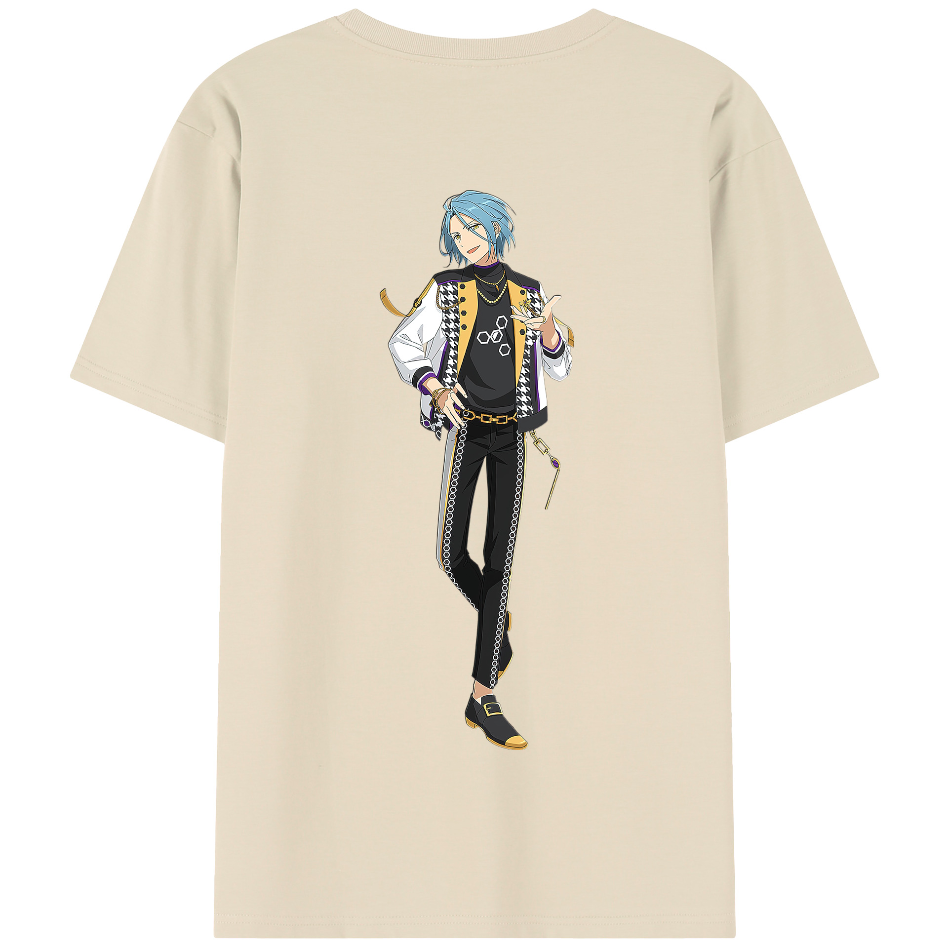 （画像用） あんさんぶるスターズ! Ensemble Stars 綿100％半袖Tシャツ（背面プリント）