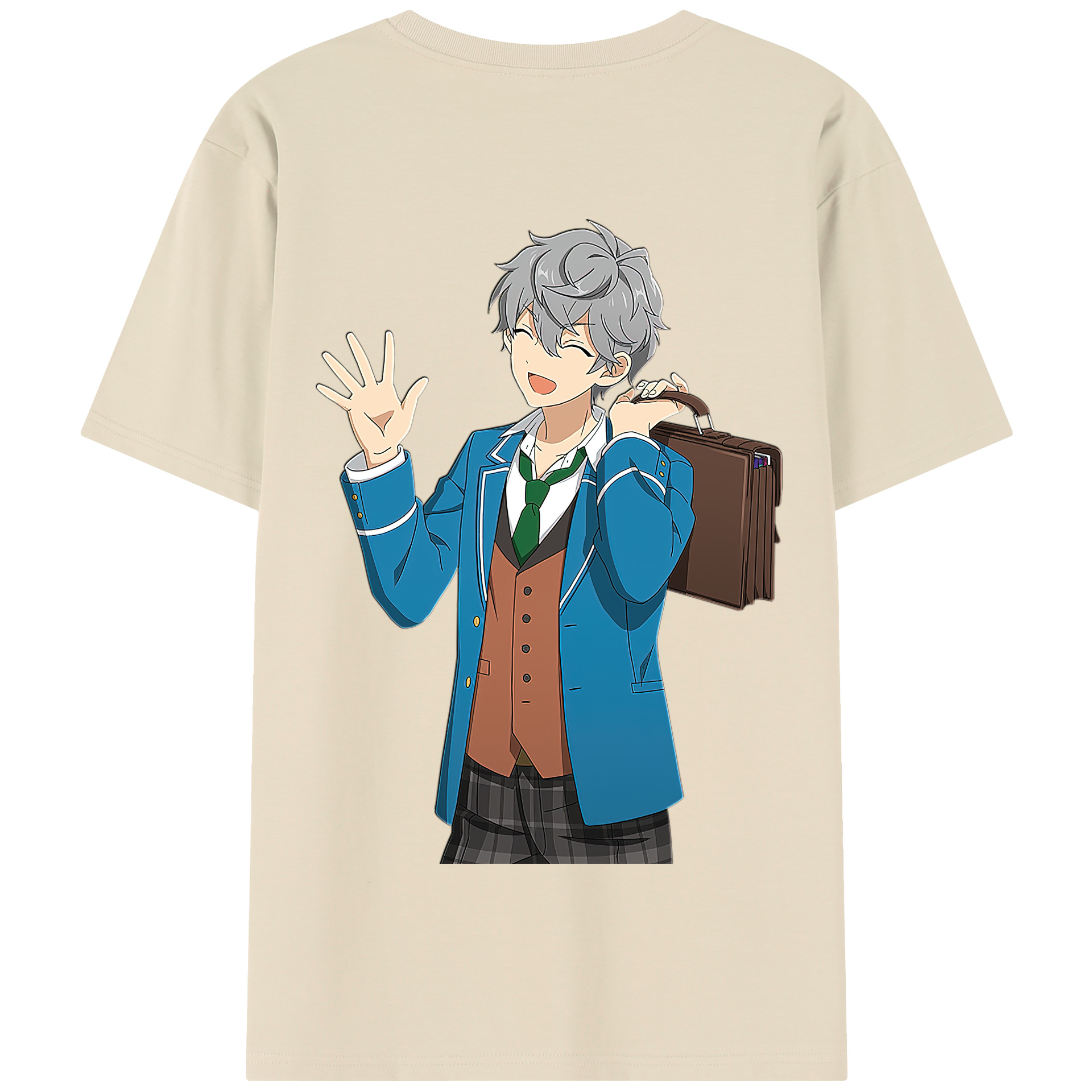 （画像用） あんさんぶるスターズ! Ensemble Stars 綿100％半袖Tシャツ（背面プリント）