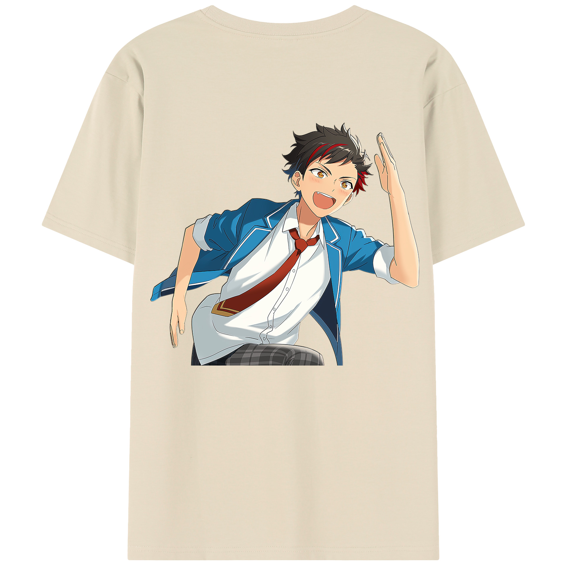 （画像用） あんさんぶるスターズ! Ensemble Stars 綿100％半袖Tシャツ（背面プリント）