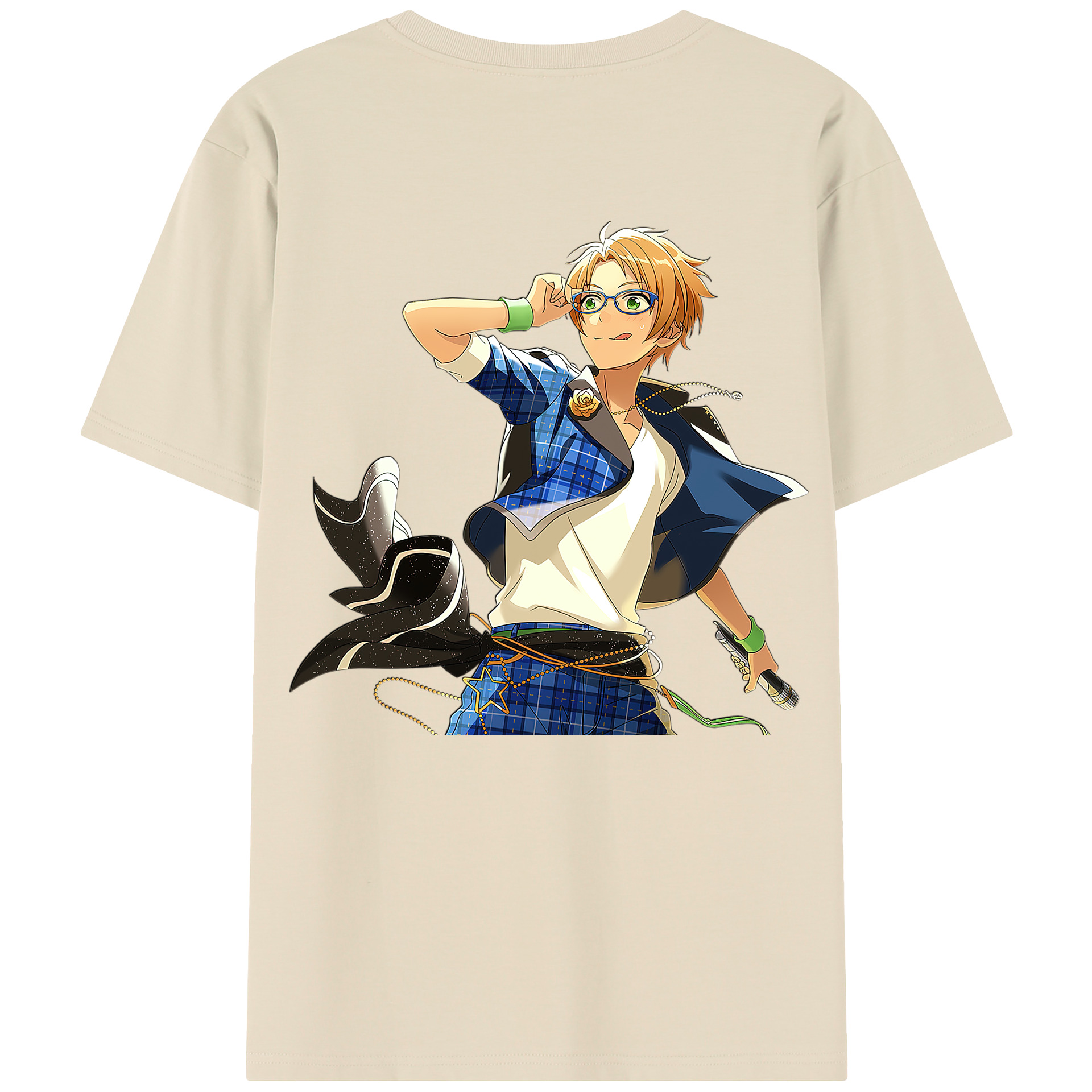 （画像用） あんさんぶるスターズ! Ensemble Stars 綿100％半袖Tシャツ（背面プリント）