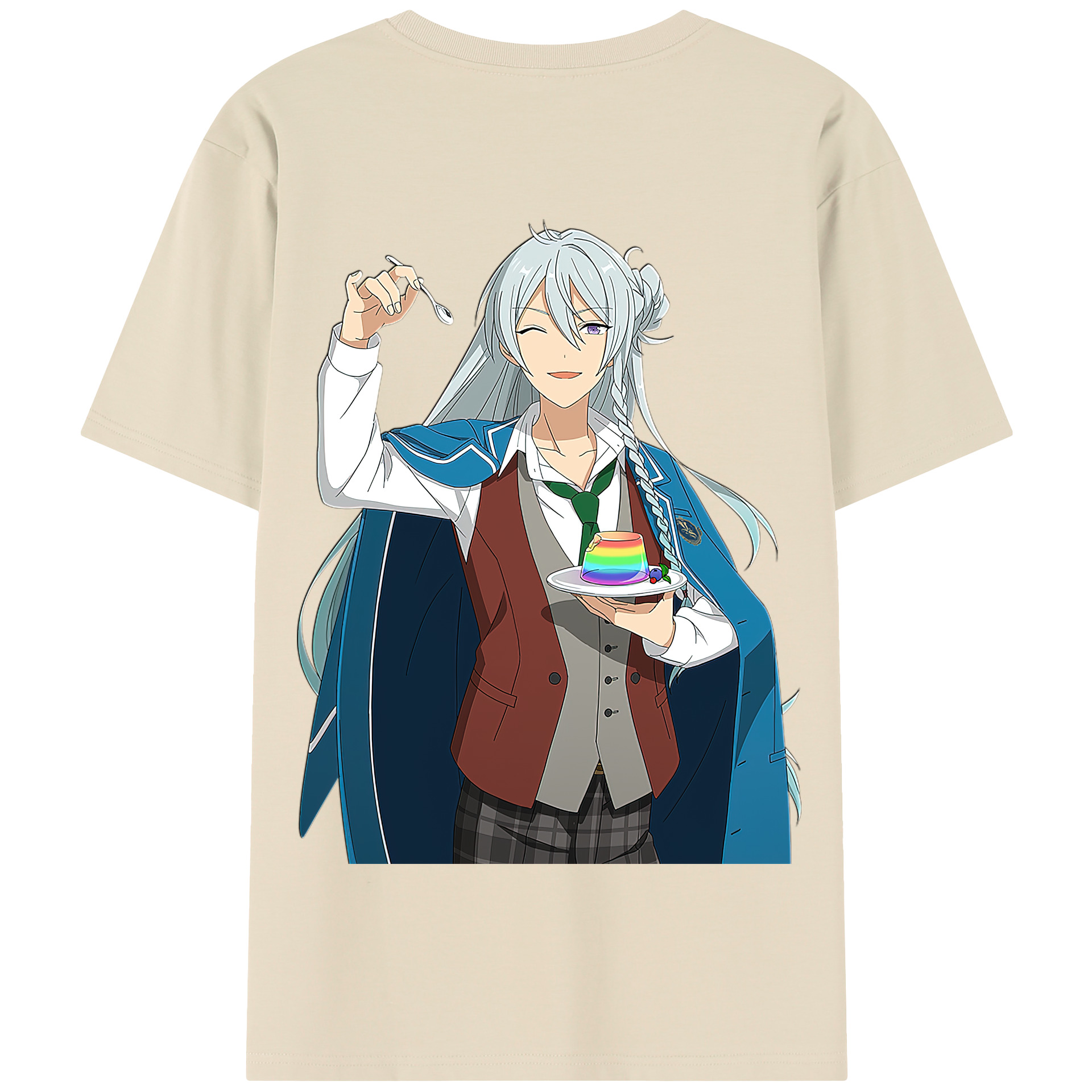 （画像用） あんさんぶるスターズ! Ensemble Stars 綿100％半袖Tシャツ（背面プリント）