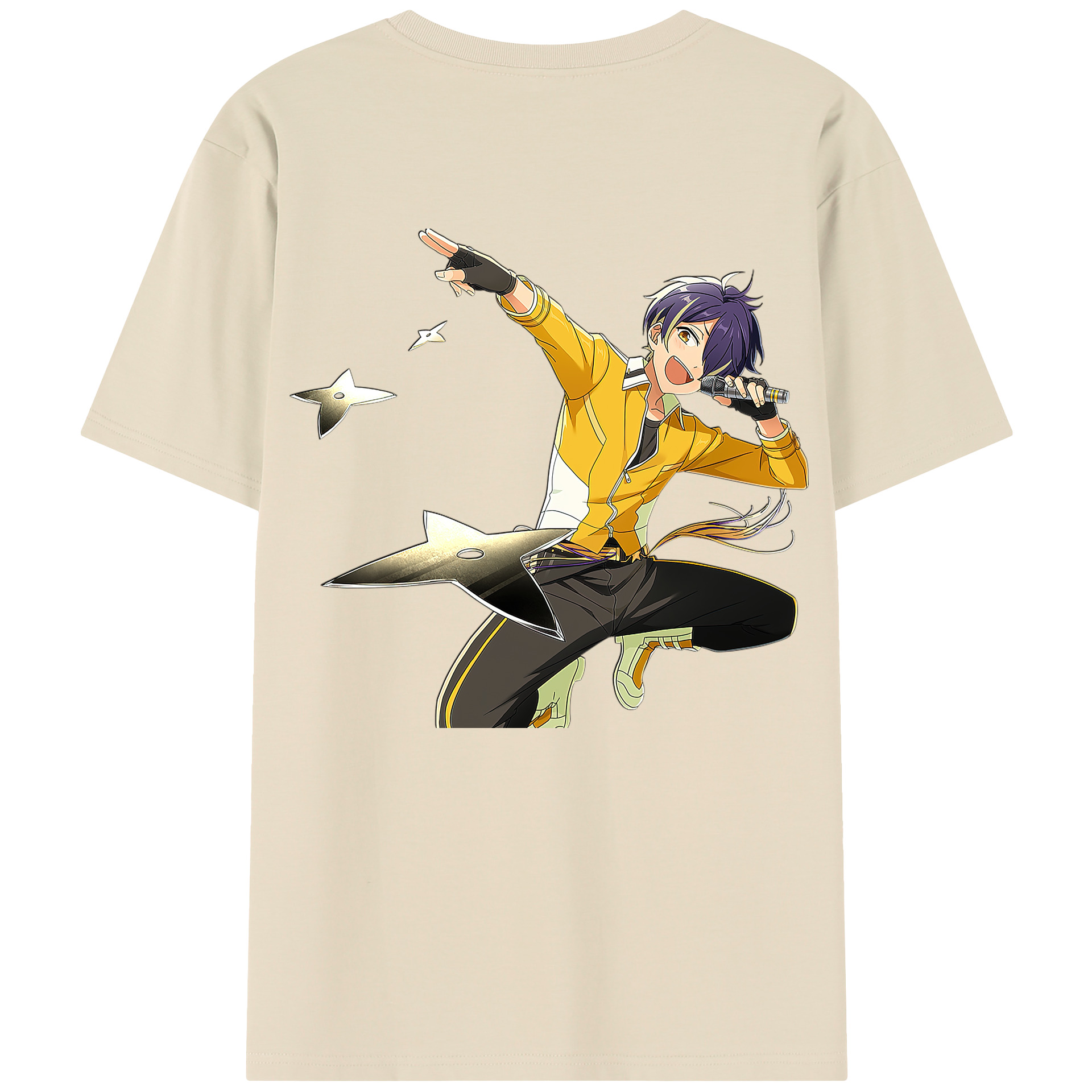 （画像用） あんさんぶるスターズ! Ensemble Stars 綿100％半袖Tシャツ（背面プリント）