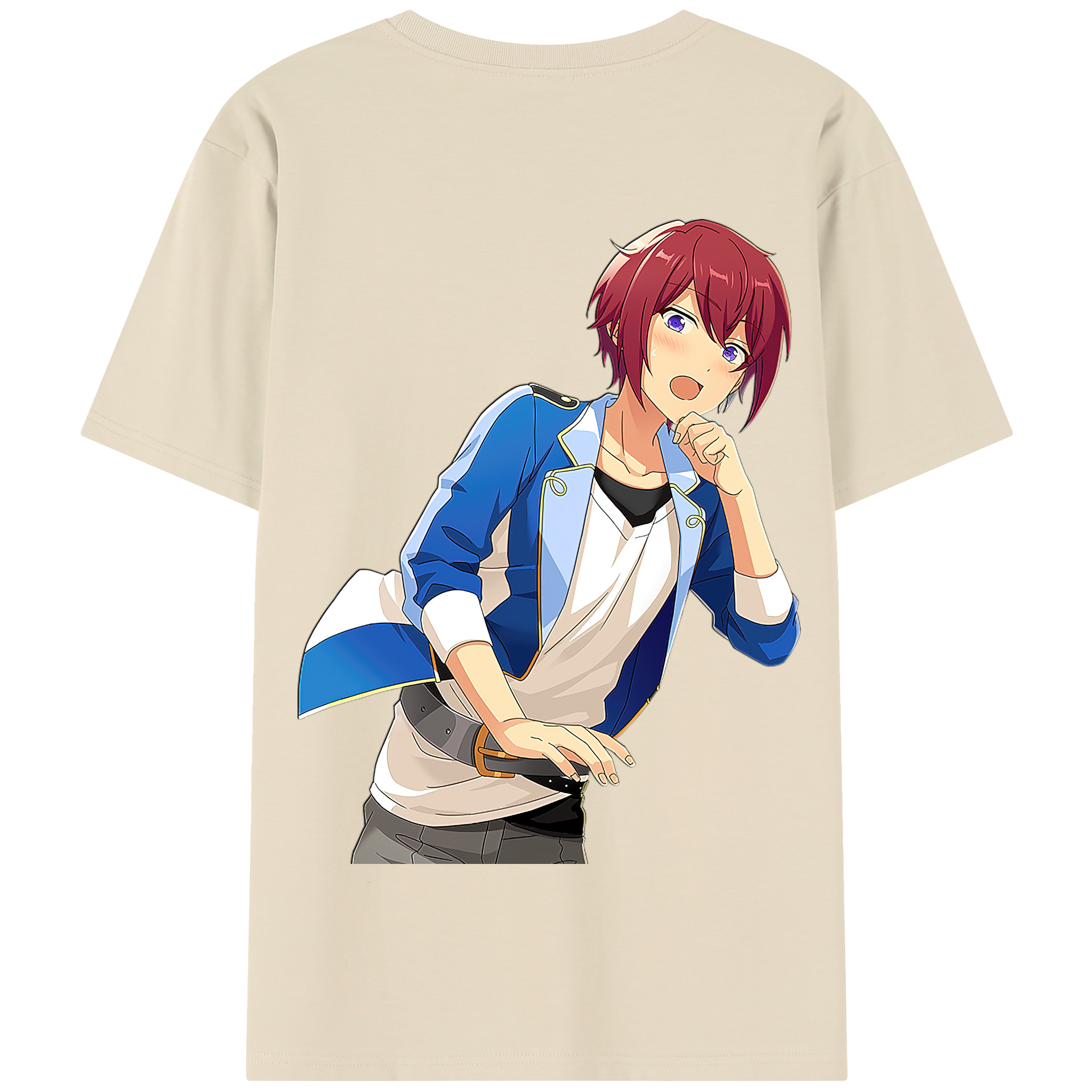 （画像用） あんさんぶるスターズ! Ensemble Stars 綿100％半袖Tシャツ（背面プリント）
