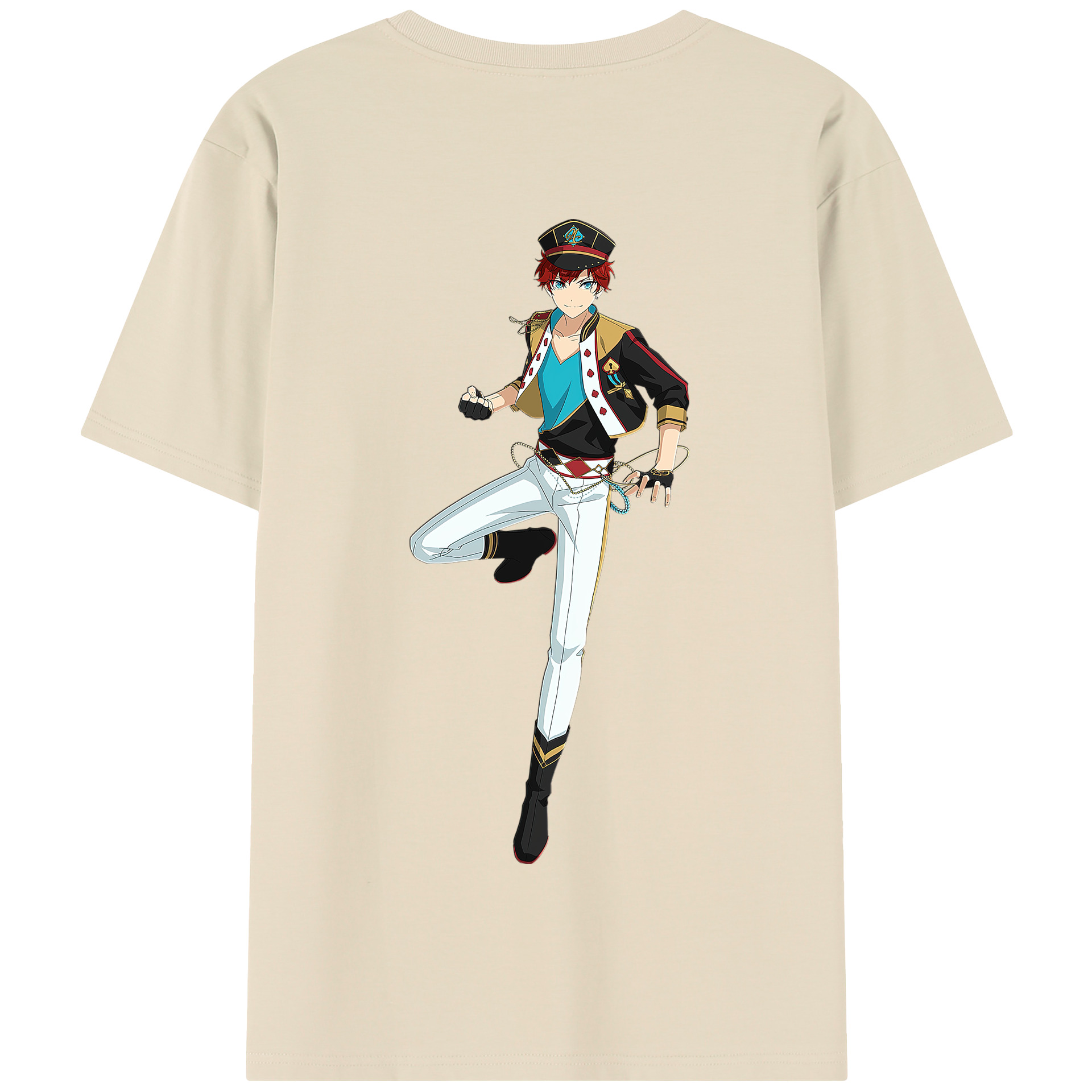 （画像用） あんさんぶるスターズ! Ensemble Stars 綿100％半袖Tシャツ（背面プリント）