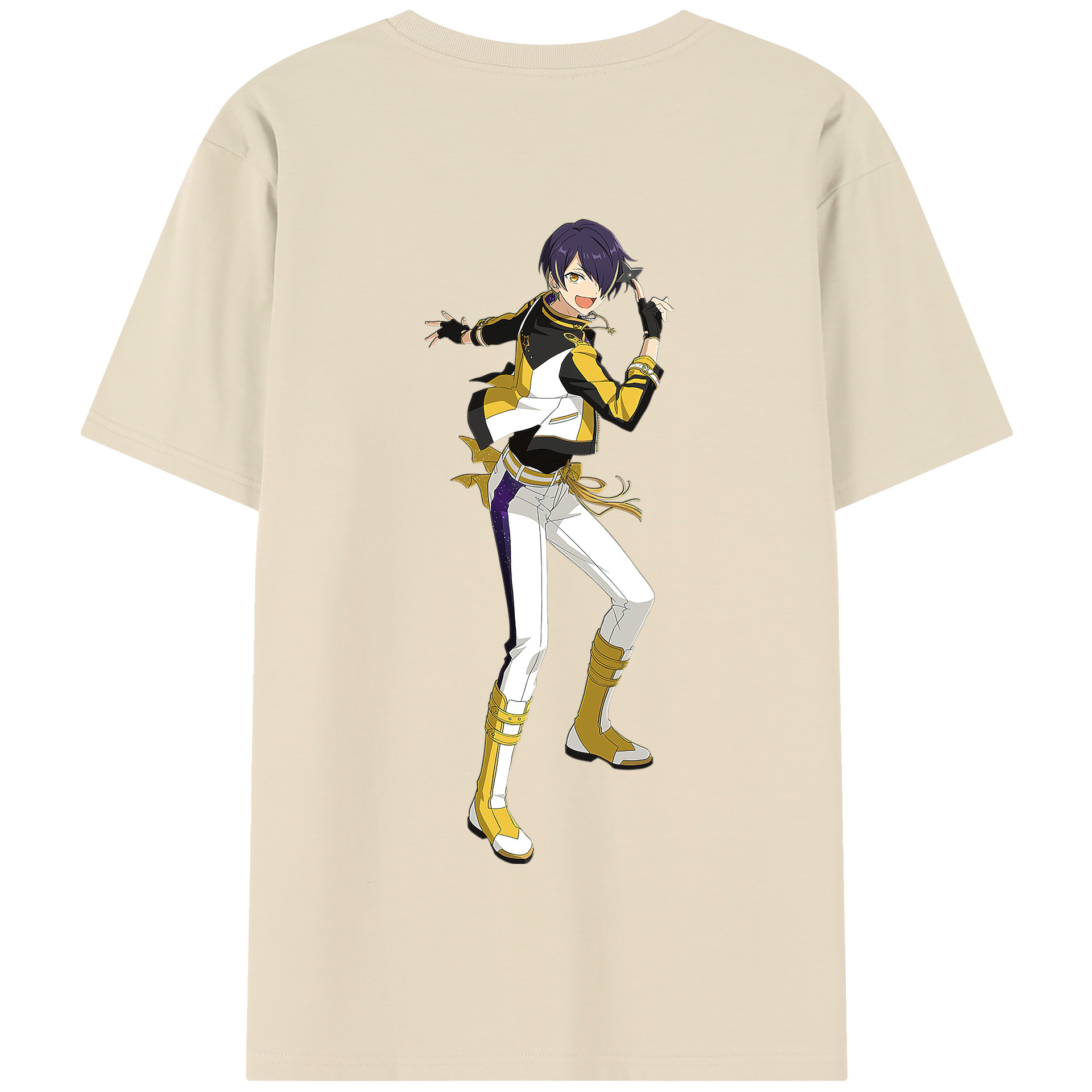 （画像用） あんさんぶるスターズ! Ensemble Stars 綿100％半袖Tシャツ（背面プリント）