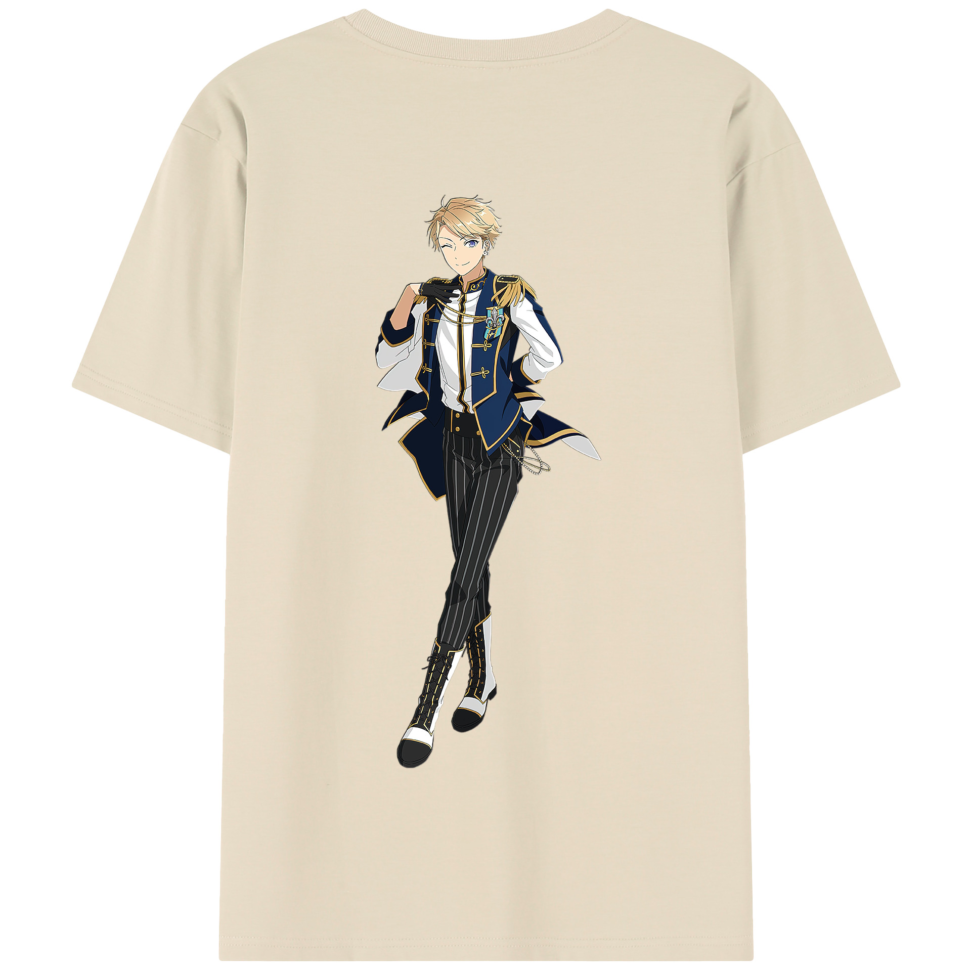 （画像用） あんさんぶるスターズ! Ensemble Stars 綿100％半袖Tシャツ（背面プリント）