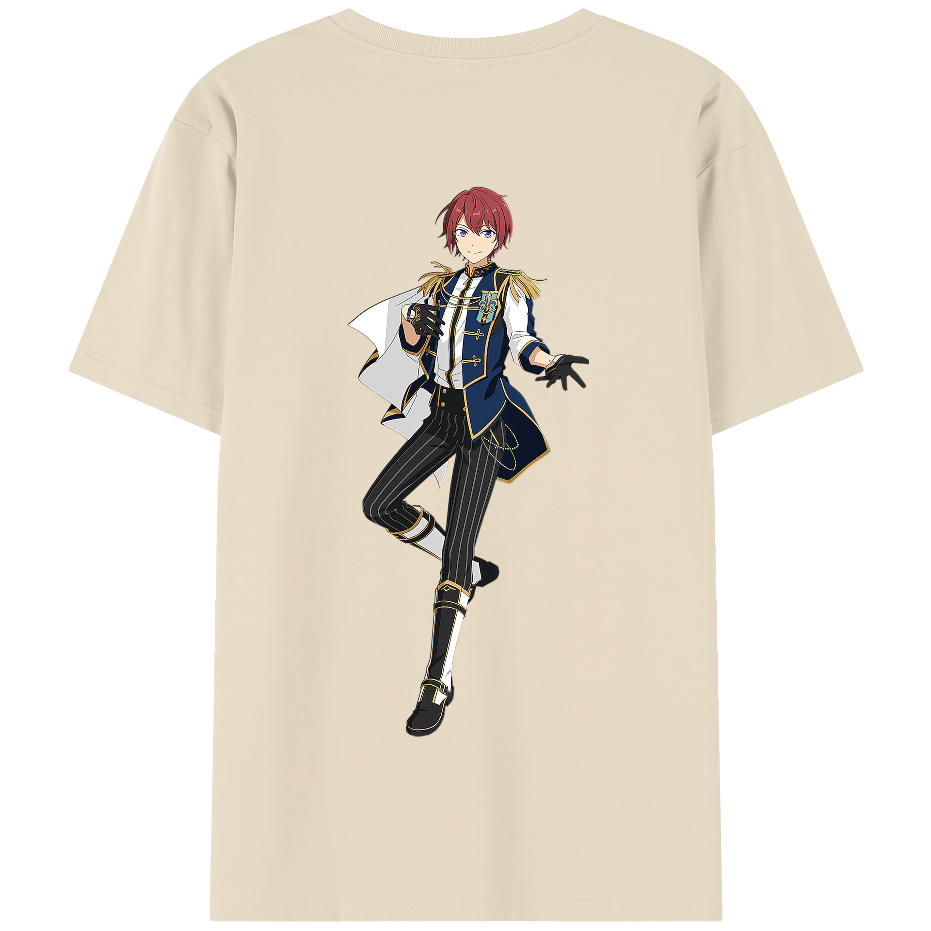 （画像用） あんさんぶるスターズ! Ensemble Stars 綿100％半袖Tシャツ（背面プリント）