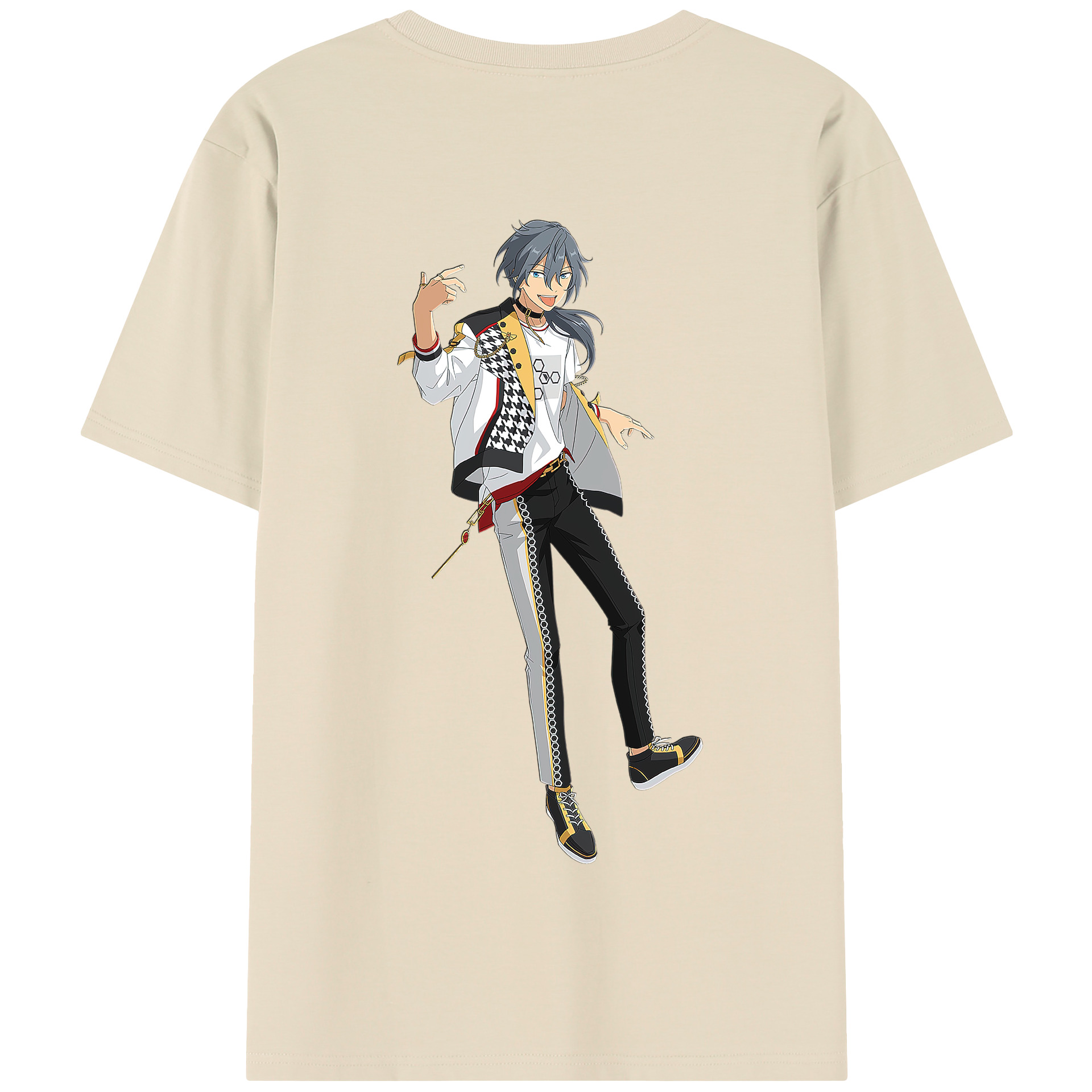 （画像用） あんさんぶるスターズ! Ensemble Stars 綿100％半袖Tシャツ（背面プリント）