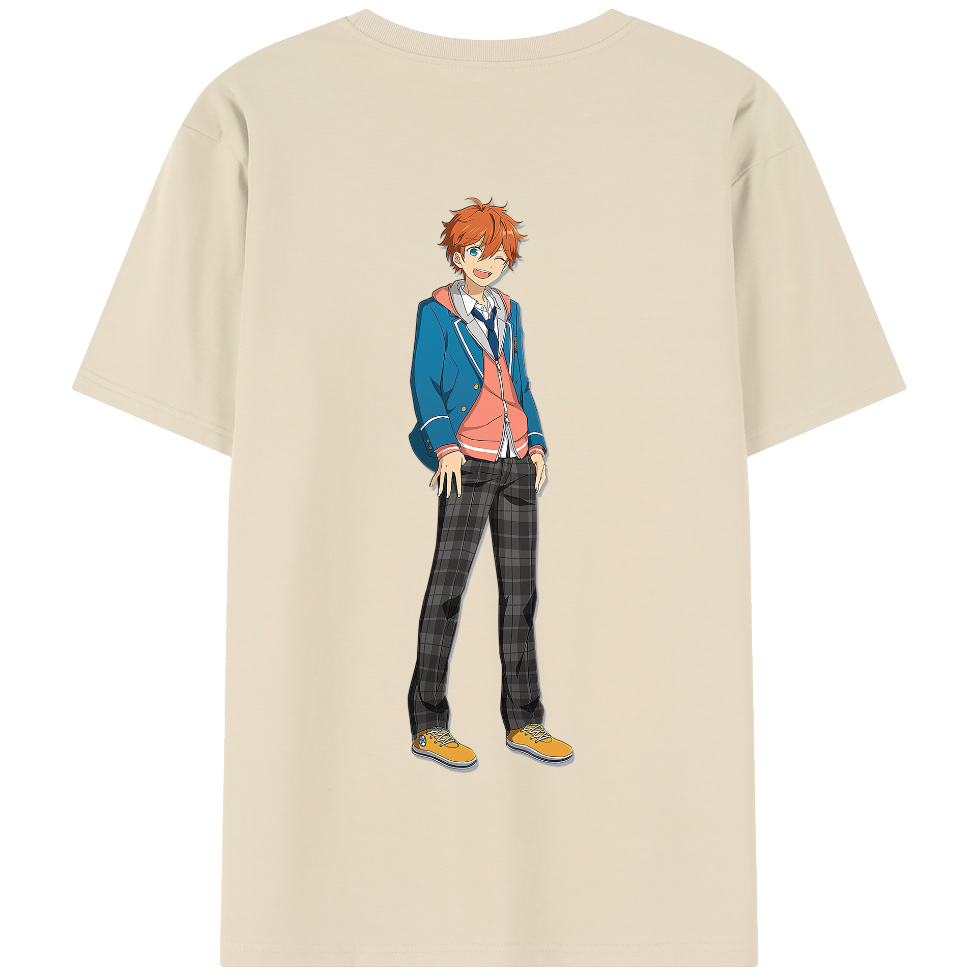（画像用） あんさんぶるスターズ! Ensemble Stars 綿100％半袖Tシャツ（背面プリント）