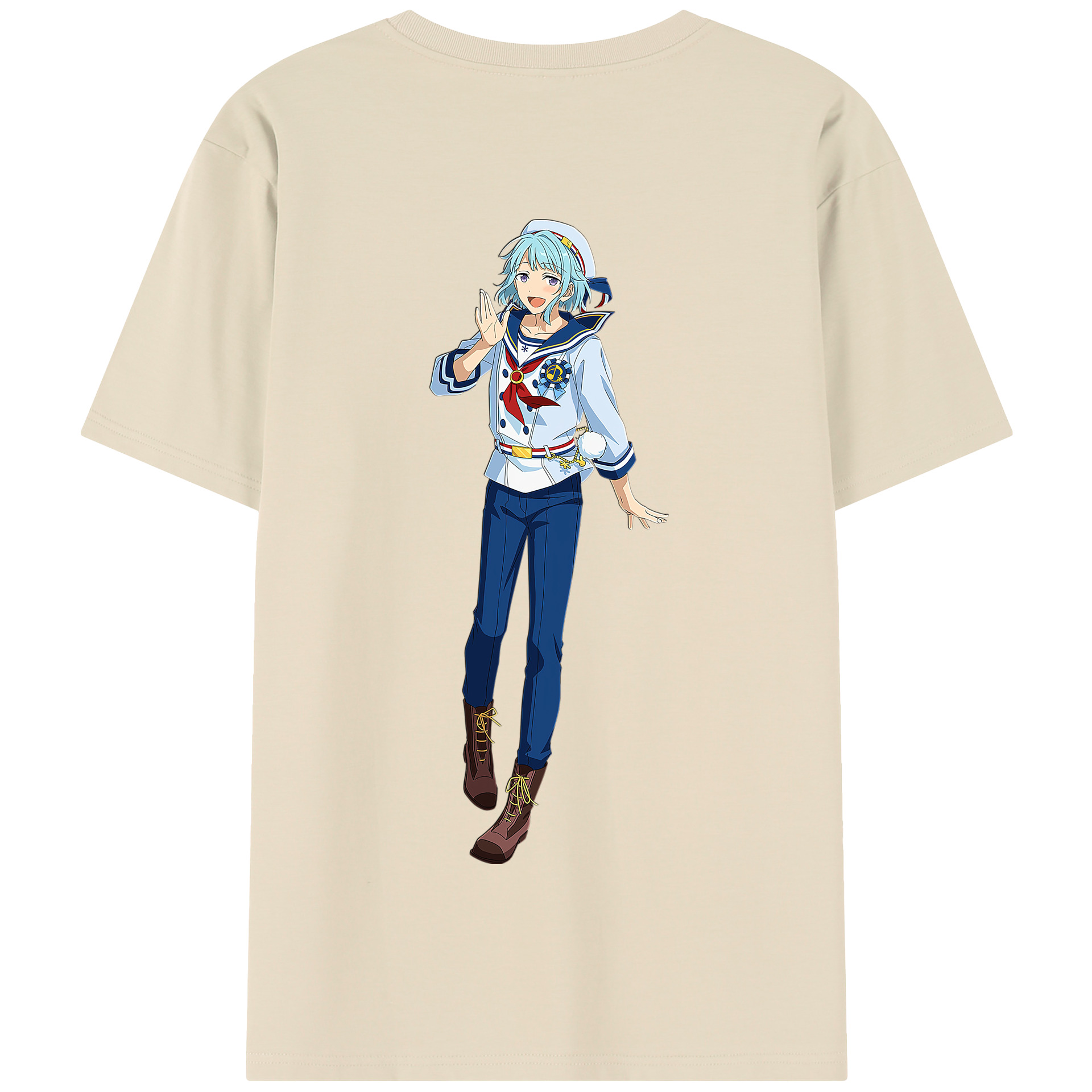 （画像用） あんさんぶるスターズ! Ensemble Stars 綿100％半袖Tシャツ（背面プリント）