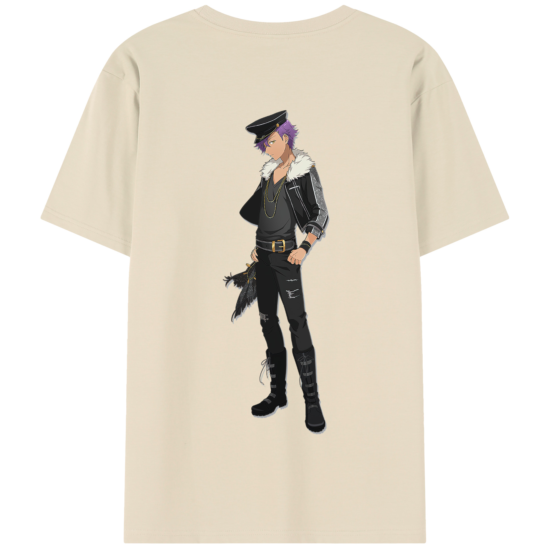 （画像用） あんさんぶるスターズ! Ensemble Stars 綿100％半袖Tシャツ（背面プリント）
