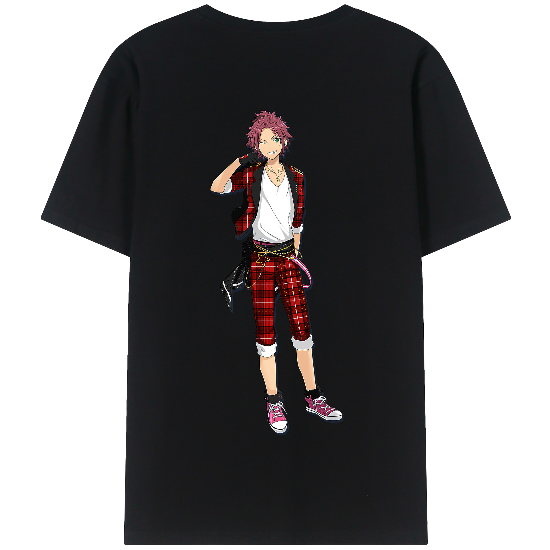 （画像用） あんさんぶるスターズ! Ensemble Stars 綿100％半袖Tシャツ（背面プリント）