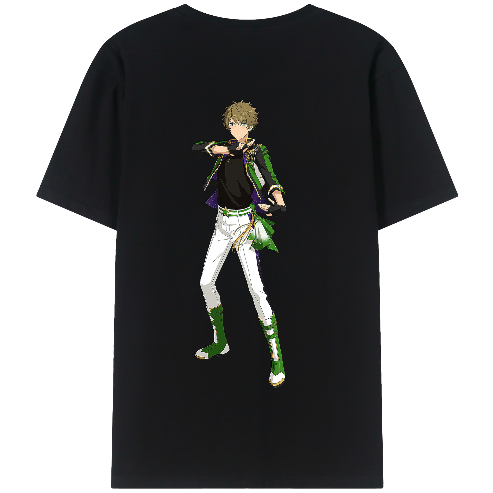 （画像用） あんさんぶるスターズ! Ensemble Stars 綿100％半袖Tシャツ（背面プリント）