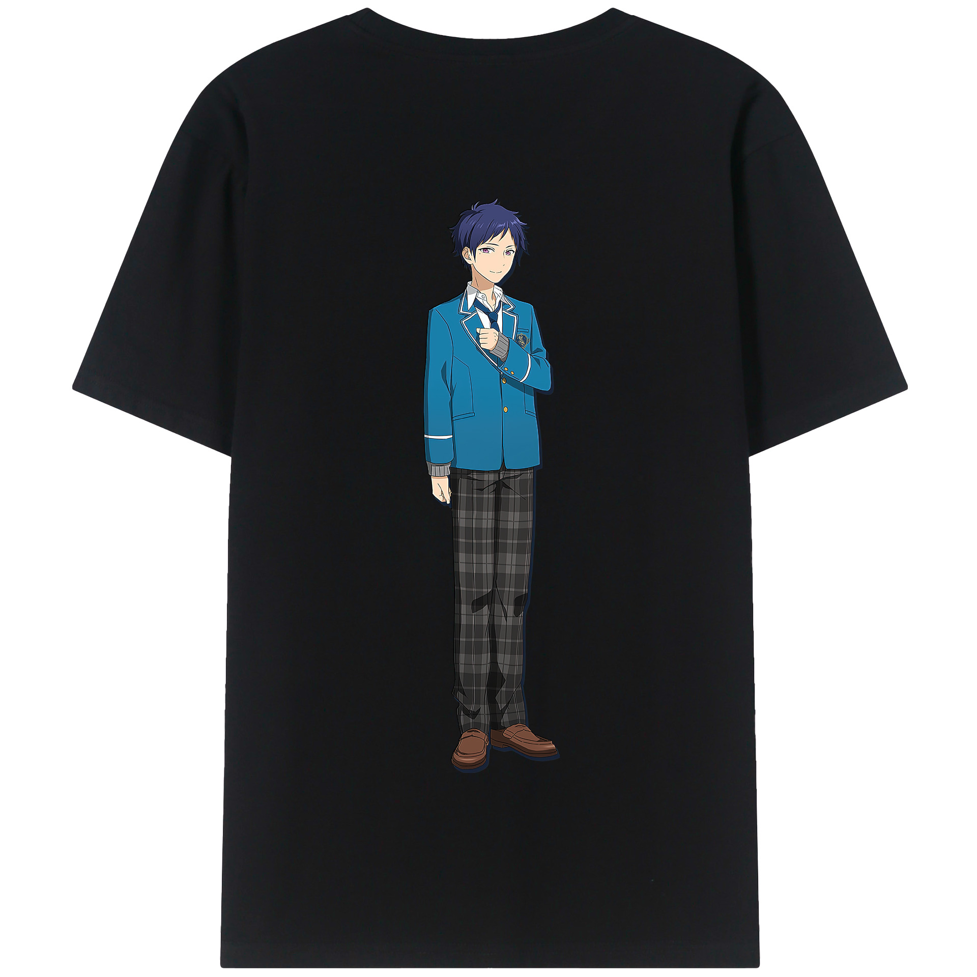 （画像用） あんさんぶるスターズ! Ensemble Stars 綿100％半袖Tシャツ（背面プリント）