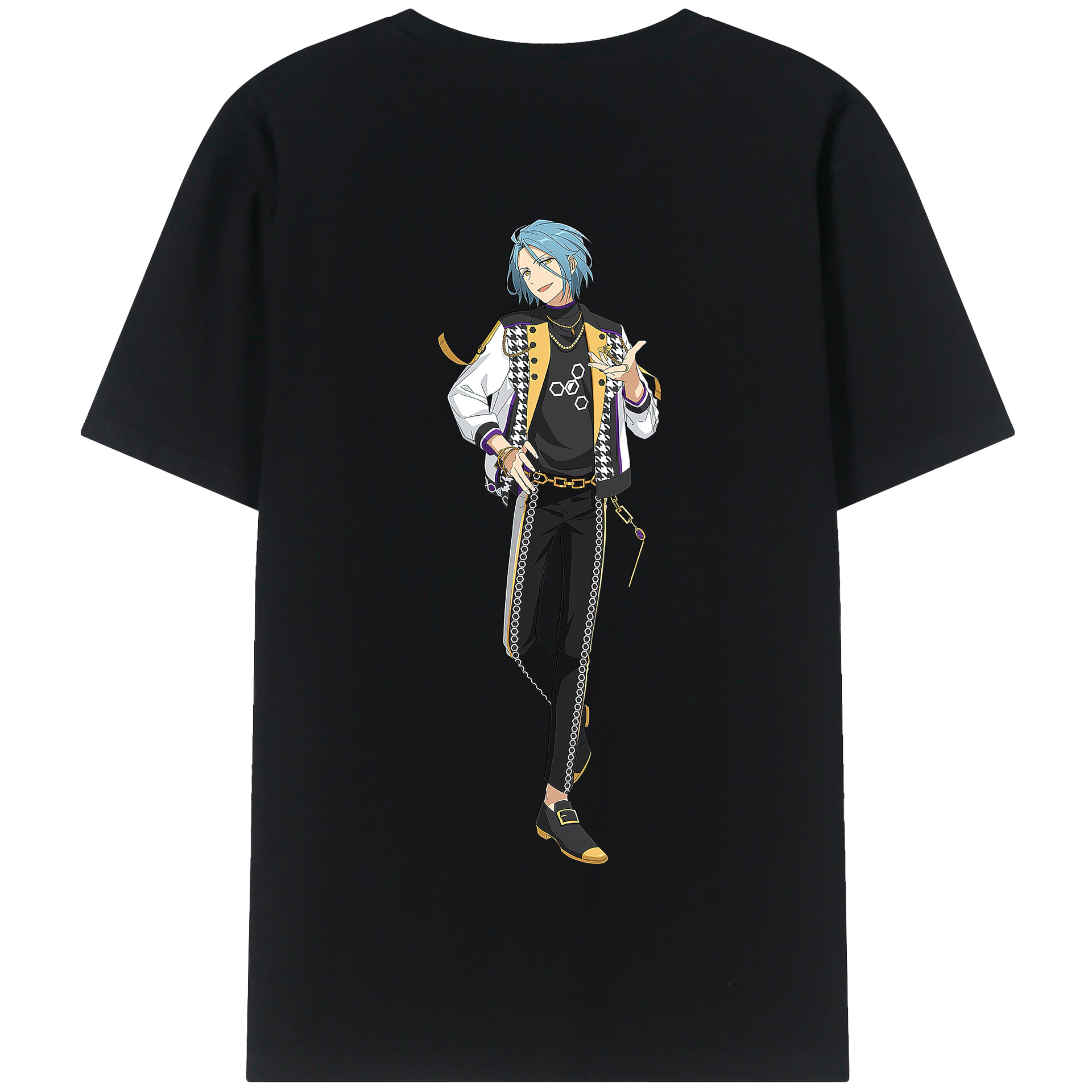 （画像用） あんさんぶるスターズ! Ensemble Stars 綿100％半袖Tシャツ（背面プリント）