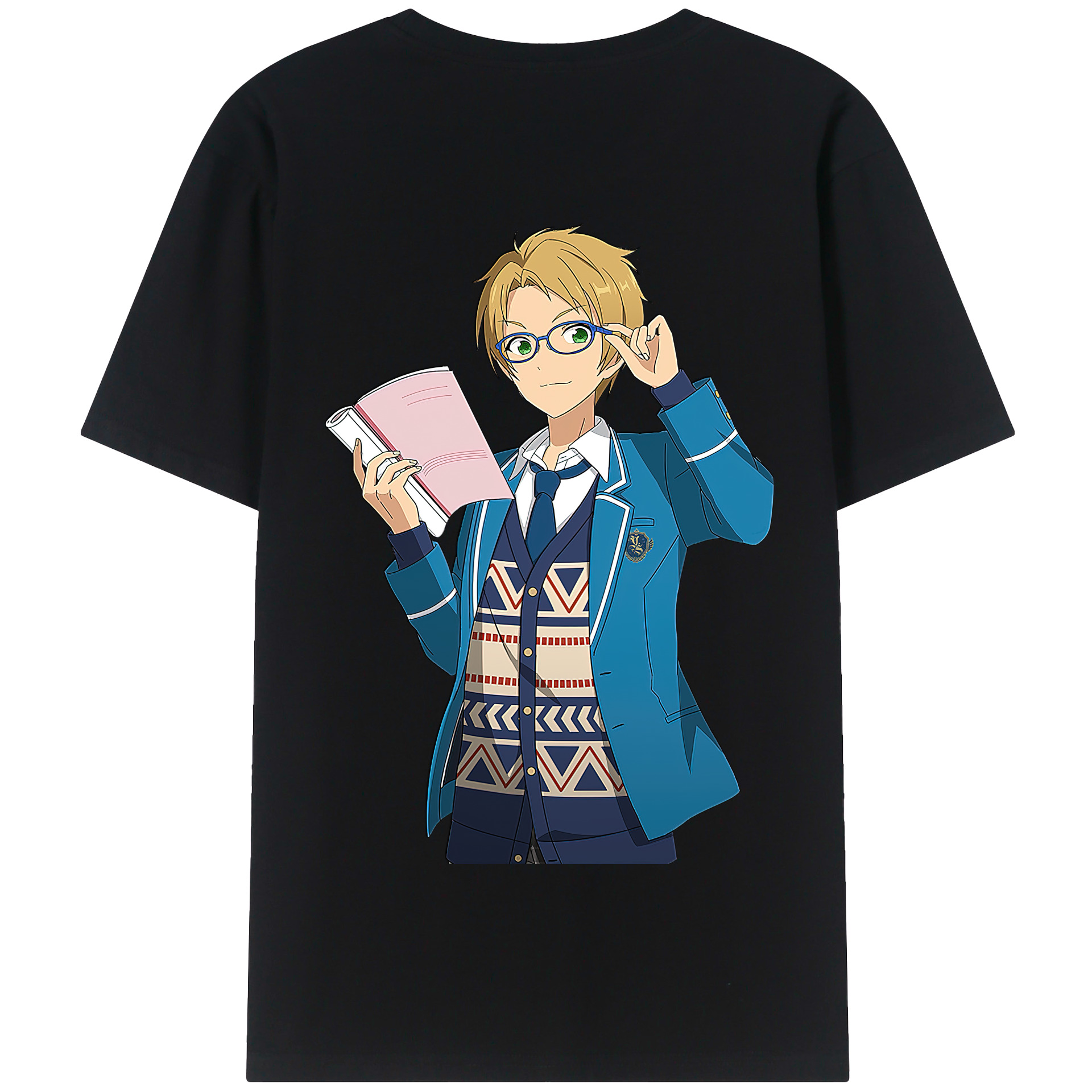 （画像用） あんさんぶるスターズ! Ensemble Stars 綿100％半袖Tシャツ（背面プリント）