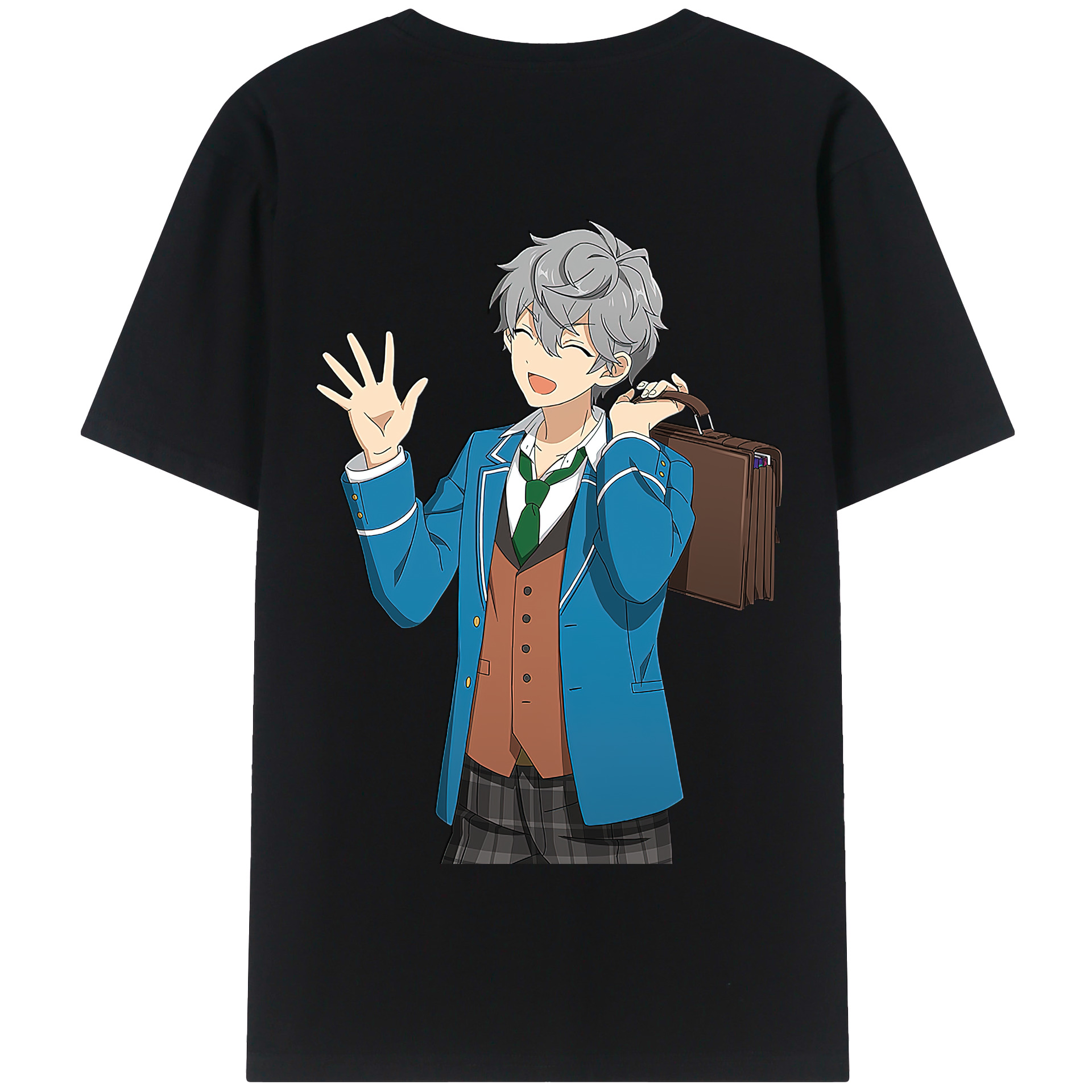 （画像用） あんさんぶるスターズ! Ensemble Stars 綿100％半袖Tシャツ（背面プリント）
