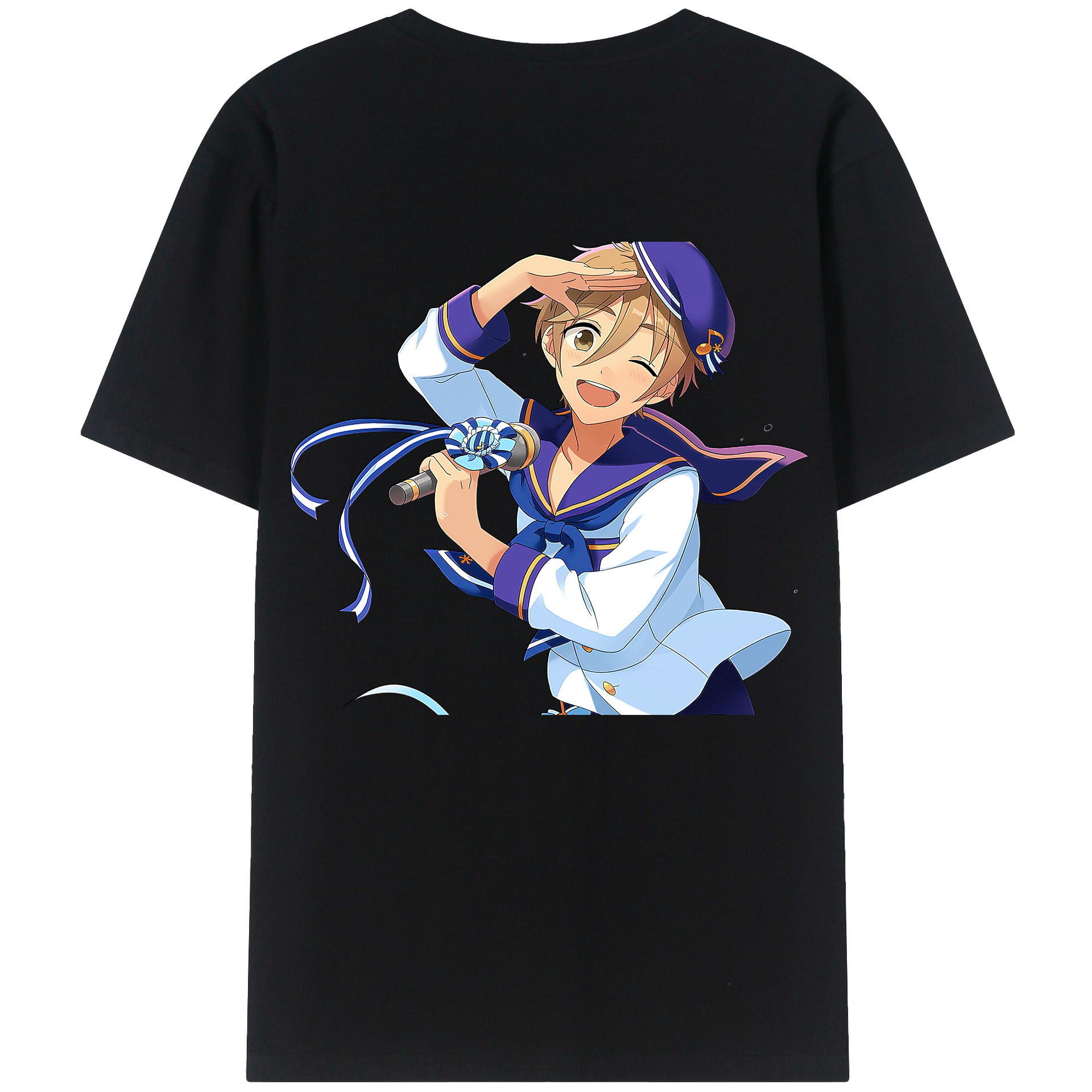 （画像用） あんさんぶるスターズ! Ensemble Stars 綿100％半袖Tシャツ（背面プリント）