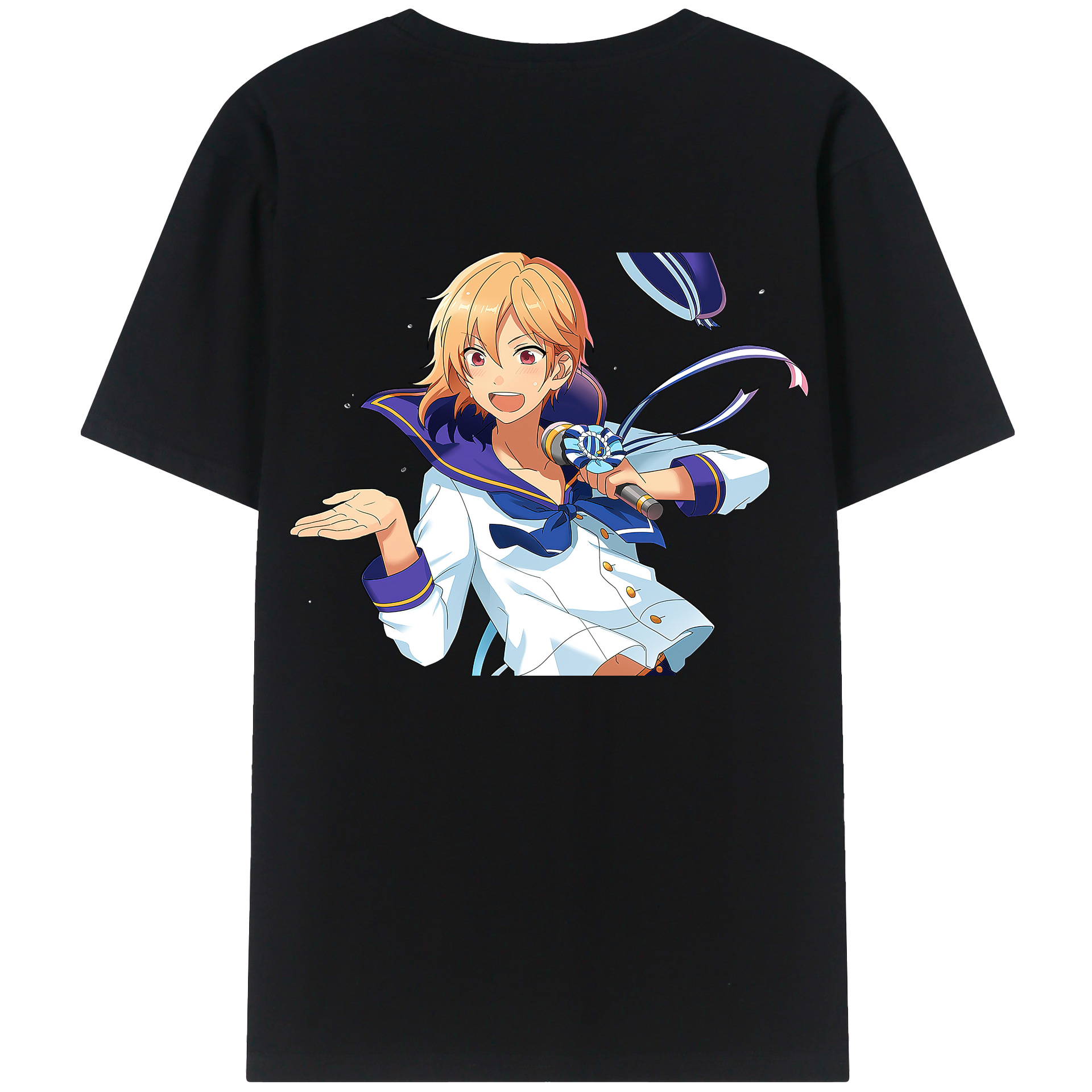 （画像用） あんさんぶるスターズ! Ensemble Stars 綿100％半袖Tシャツ（背面プリント）