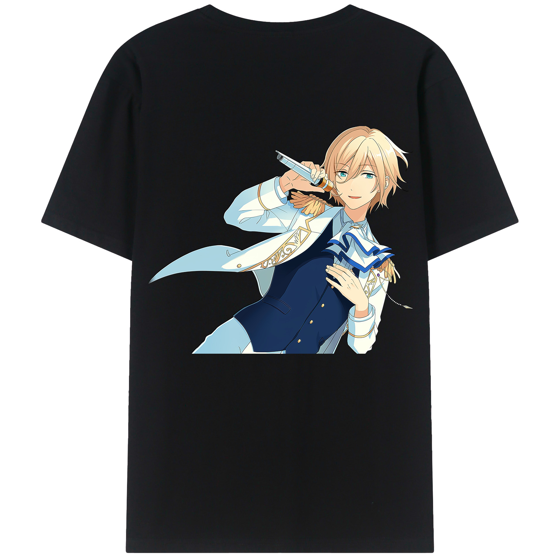 （画像用） あんさんぶるスターズ! Ensemble Stars 綿100％半袖Tシャツ（背面プリント）