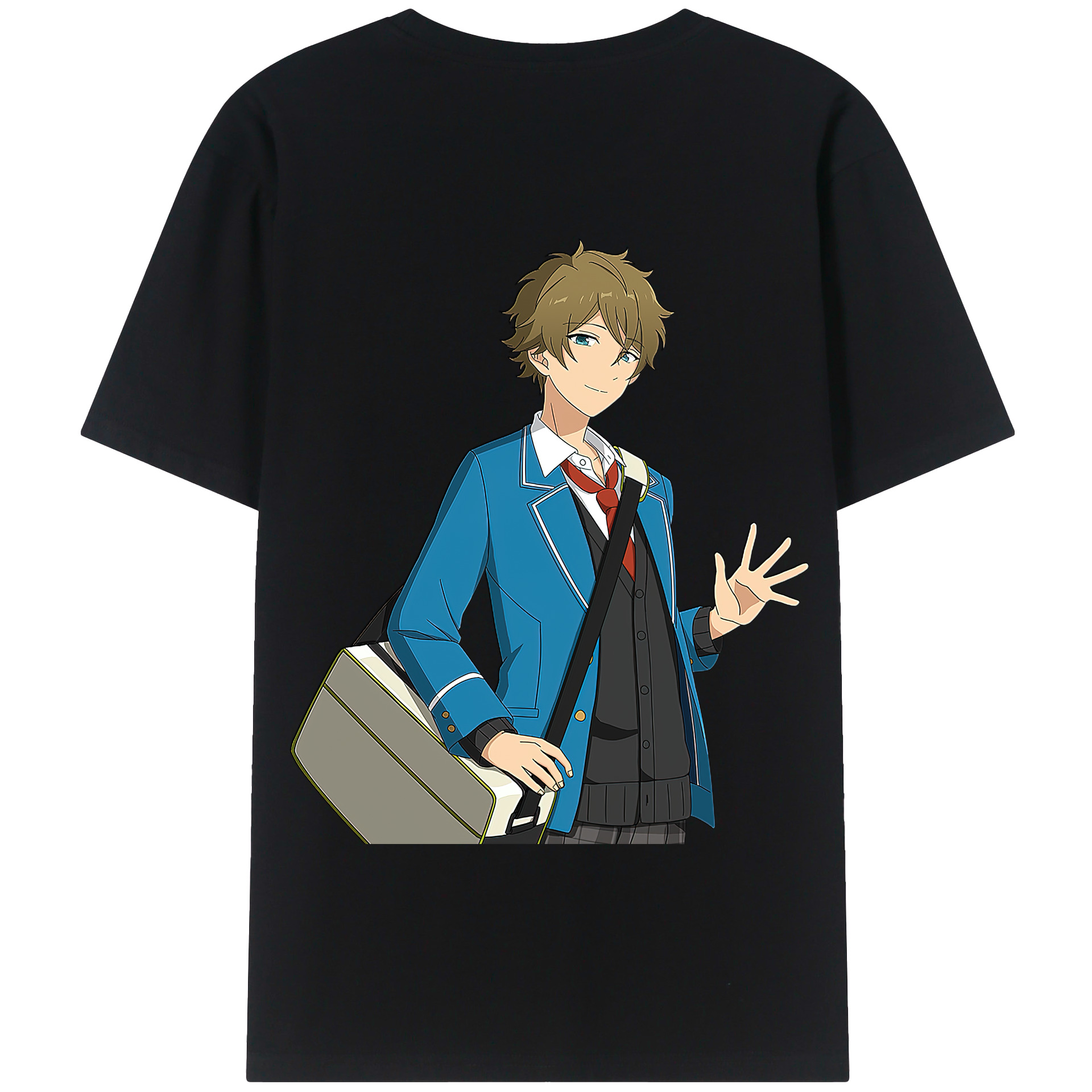 （画像用） あんさんぶるスターズ! Ensemble Stars 綿100％半袖Tシャツ（背面プリント）