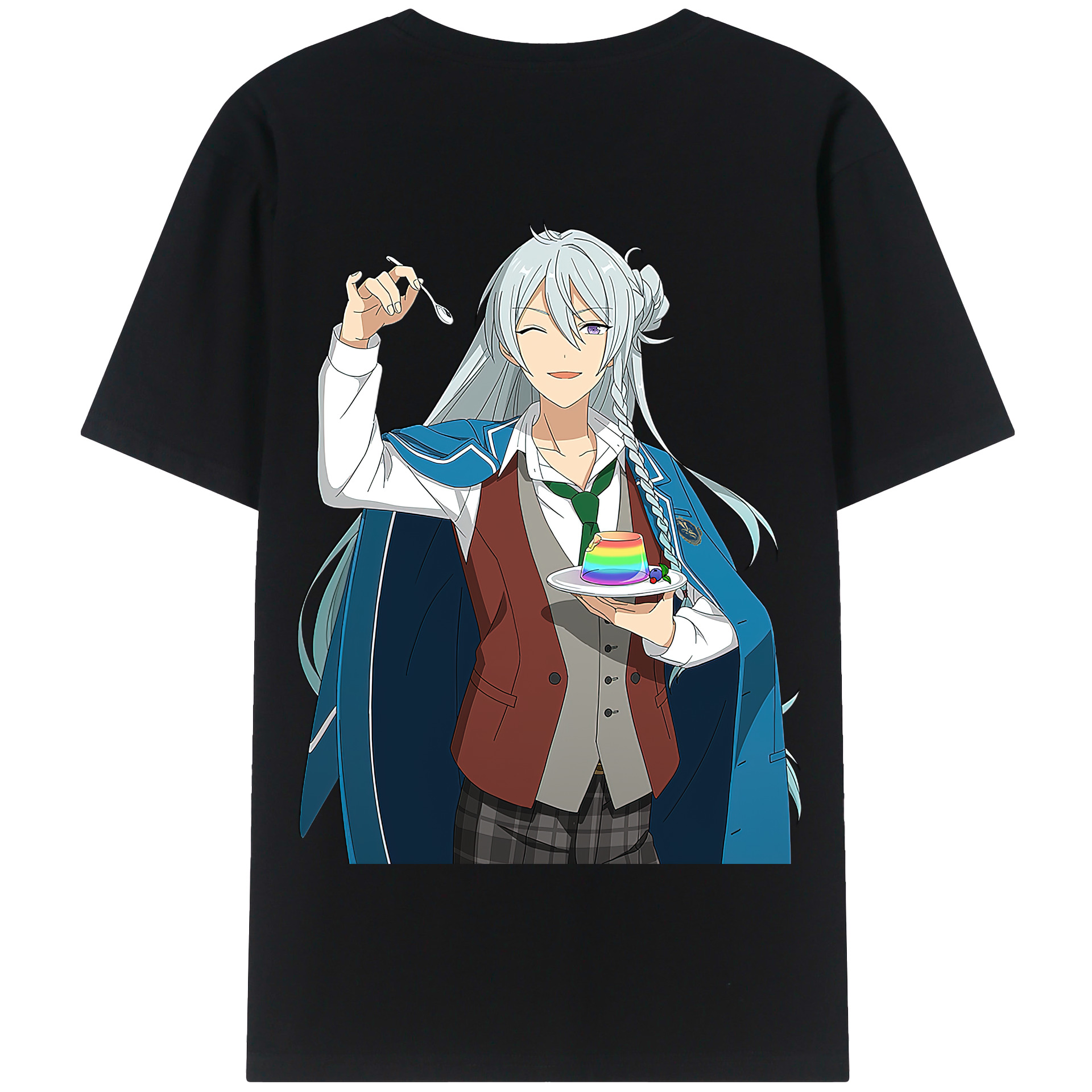 （画像用） あんさんぶるスターズ! Ensemble Stars 綿100％半袖Tシャツ（背面プリント）