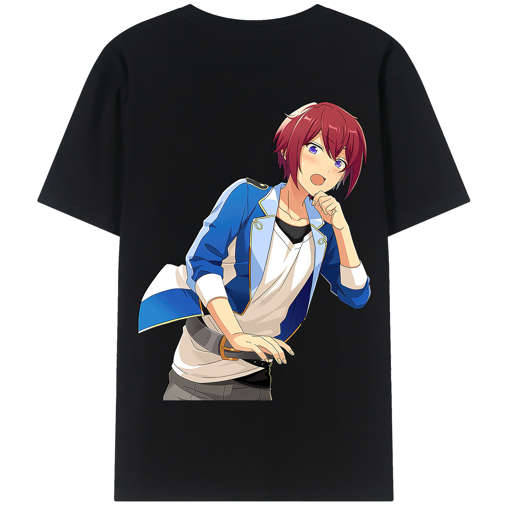 （画像用） あんさんぶるスターズ! Ensemble Stars 綿100％半袖Tシャツ（背面プリント）