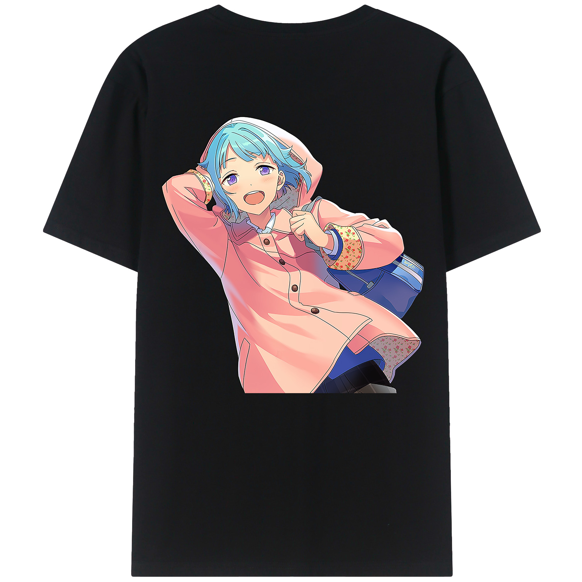 （画像用） あんさんぶるスターズ! Ensemble Stars 綿100％半袖Tシャツ（背面プリント）