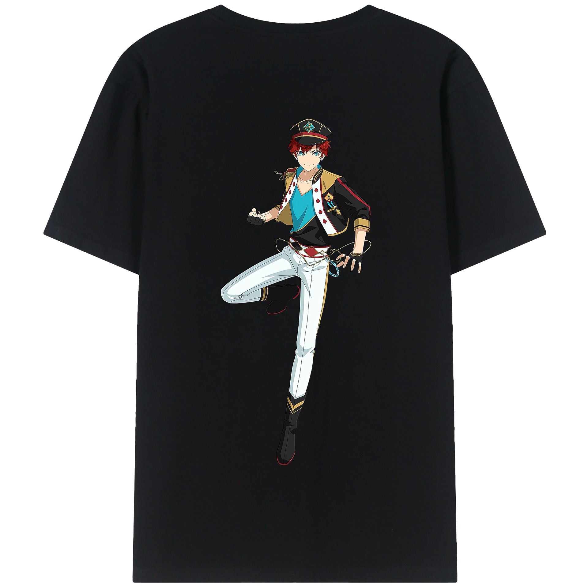 （画像用） あんさんぶるスターズ! Ensemble Stars 綿100％半袖Tシャツ（背面プリント）