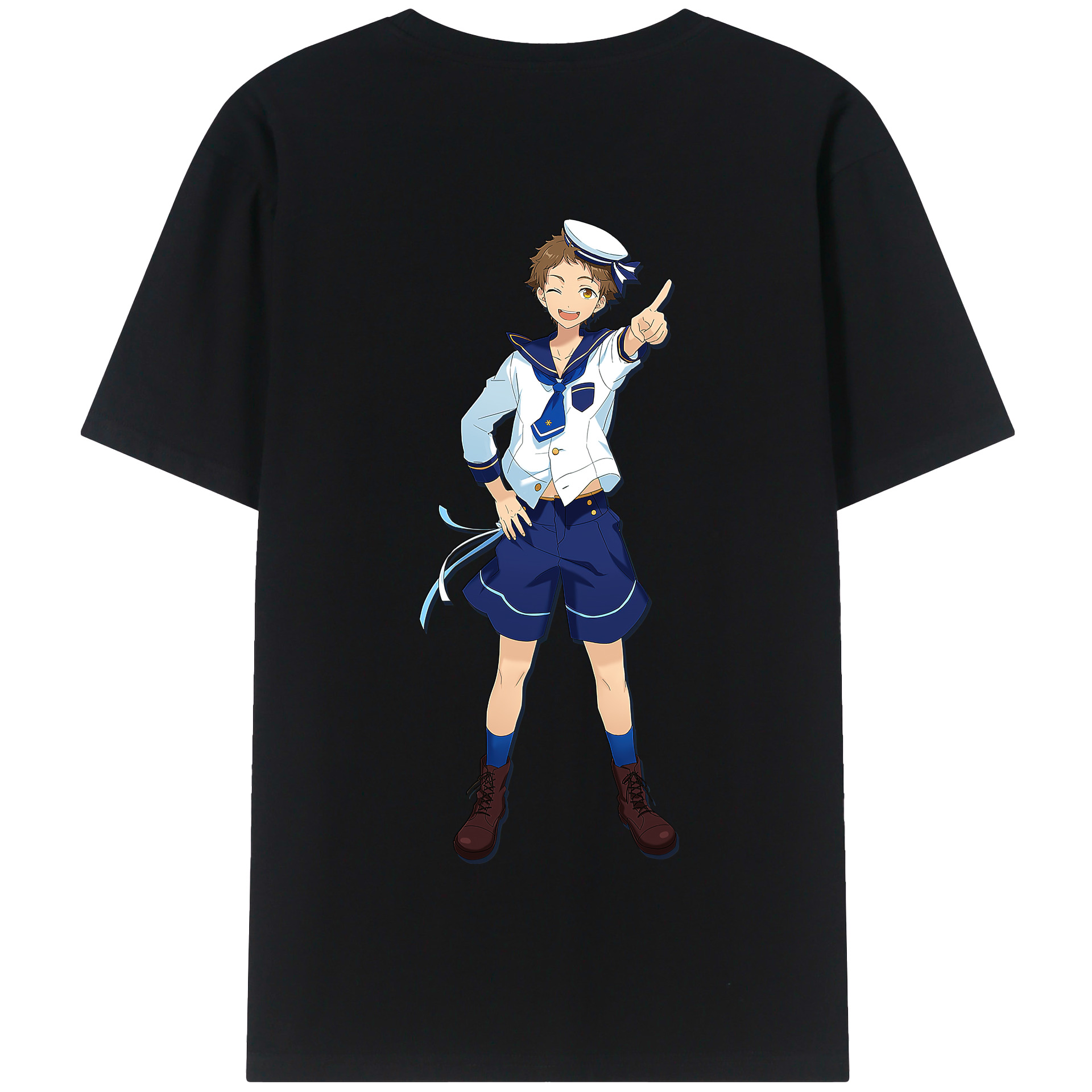（画像用） あんさんぶるスターズ! Ensemble Stars 綿100％半袖Tシャツ（背面プリント）