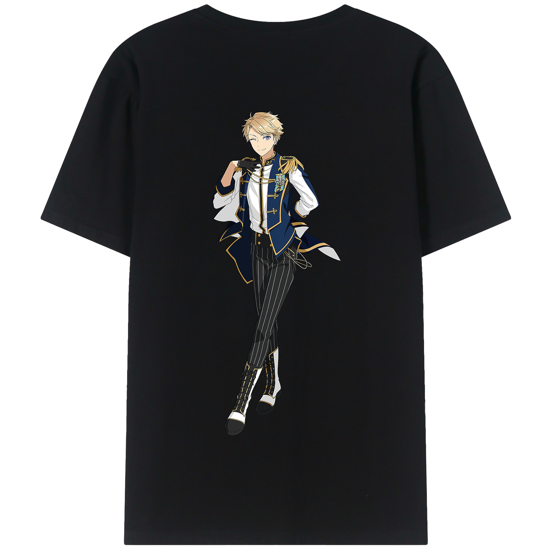 （画像用） あんさんぶるスターズ! Ensemble Stars 綿100％半袖Tシャツ（背面プリント）