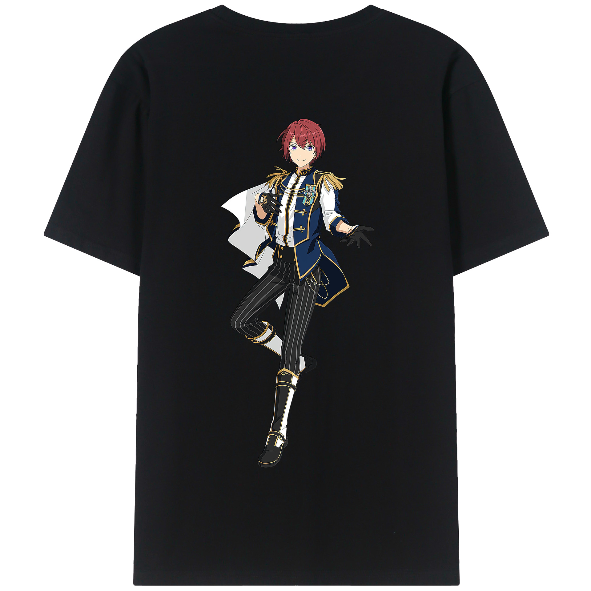 （画像用） あんさんぶるスターズ! Ensemble Stars 綿100％半袖Tシャツ（背面プリント）