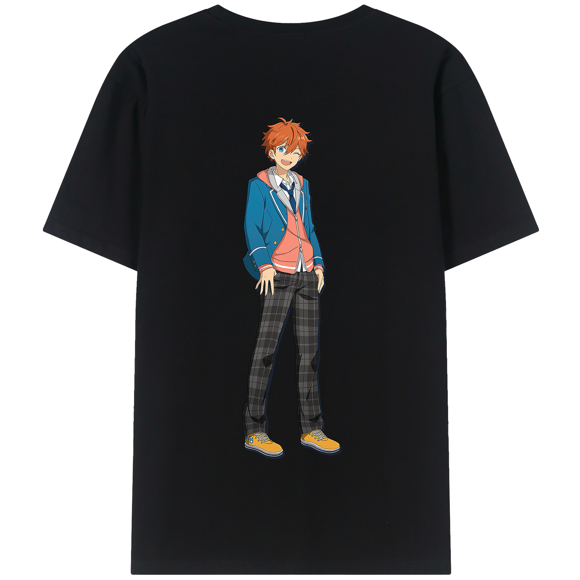 （画像用） あんさんぶるスターズ! Ensemble Stars 綿100％半袖Tシャツ（背面プリント）