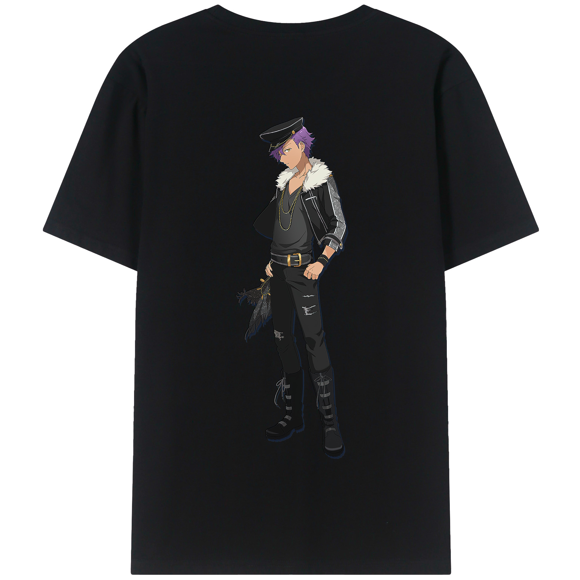 （画像用） あんさんぶるスターズ! Ensemble Stars 綿100％半袖Tシャツ（背面プリント）